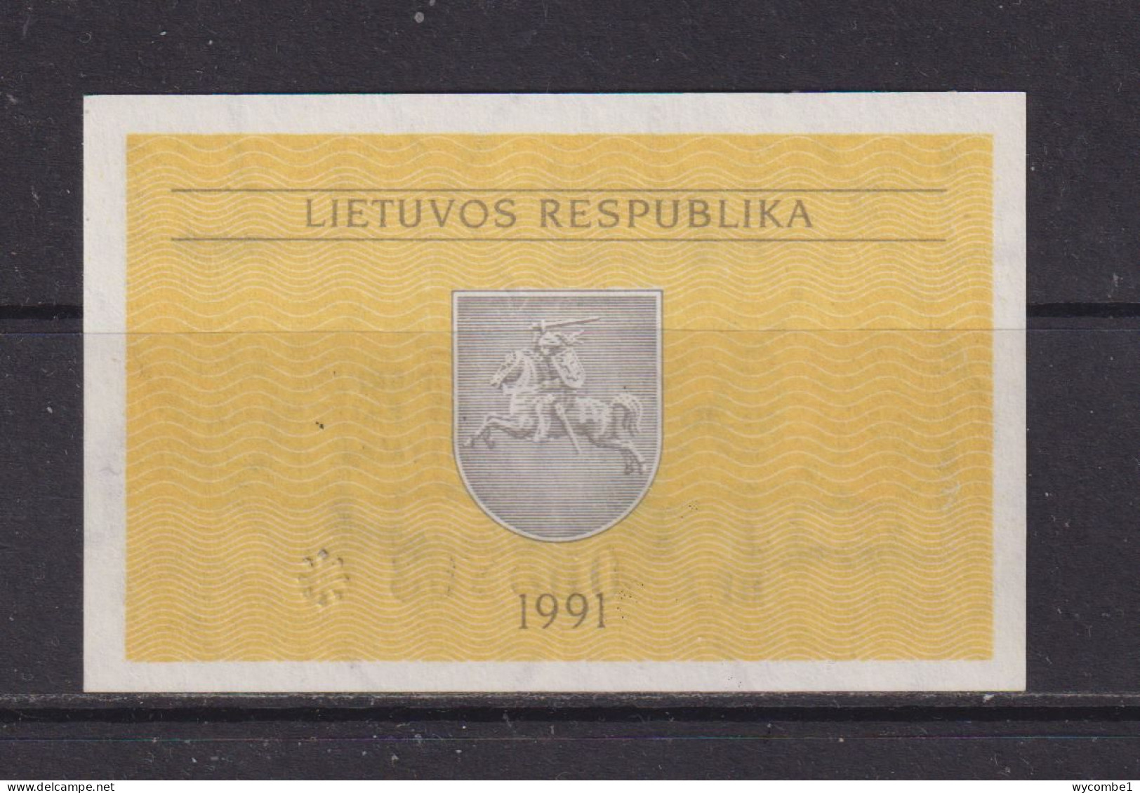 LITHUANIA - 1991 0.50 Talonas UNC Banknote - Lithuania