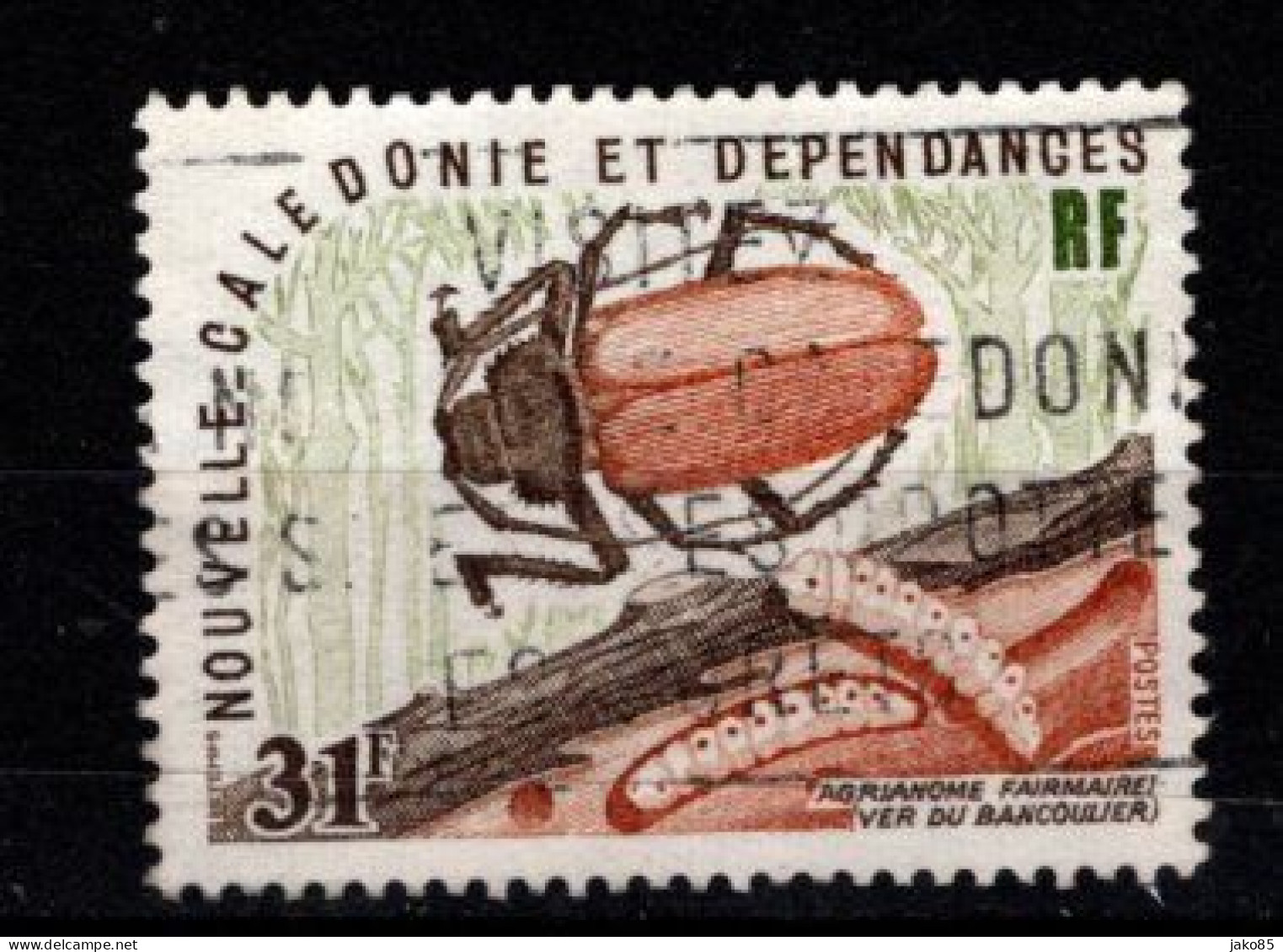 - Nelle CALEDONIE - 1977 - YT N° 407 - Oblitéré - Insecte - - Oblitérés