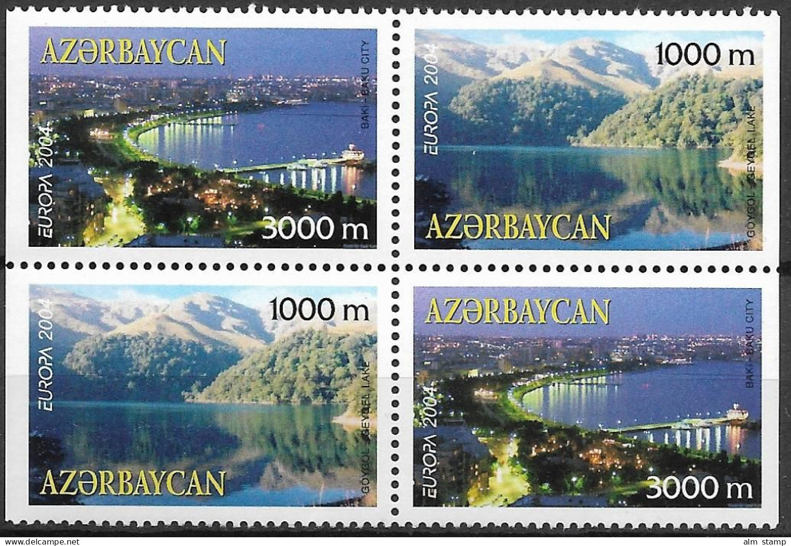 2004 Aserbaidschan / Azerbaidjan / Aserbedian  Mi. 573-4 D **MNH    Europa - 2004