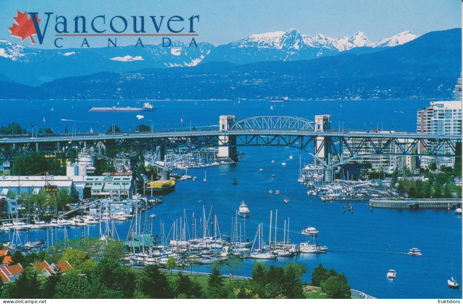 AKCA Canada Postcards Toronto Csarda Restaurant - Vancouver - Granville Island - False Creek - Granville Street Bridges - Sammlungen & Sammellose