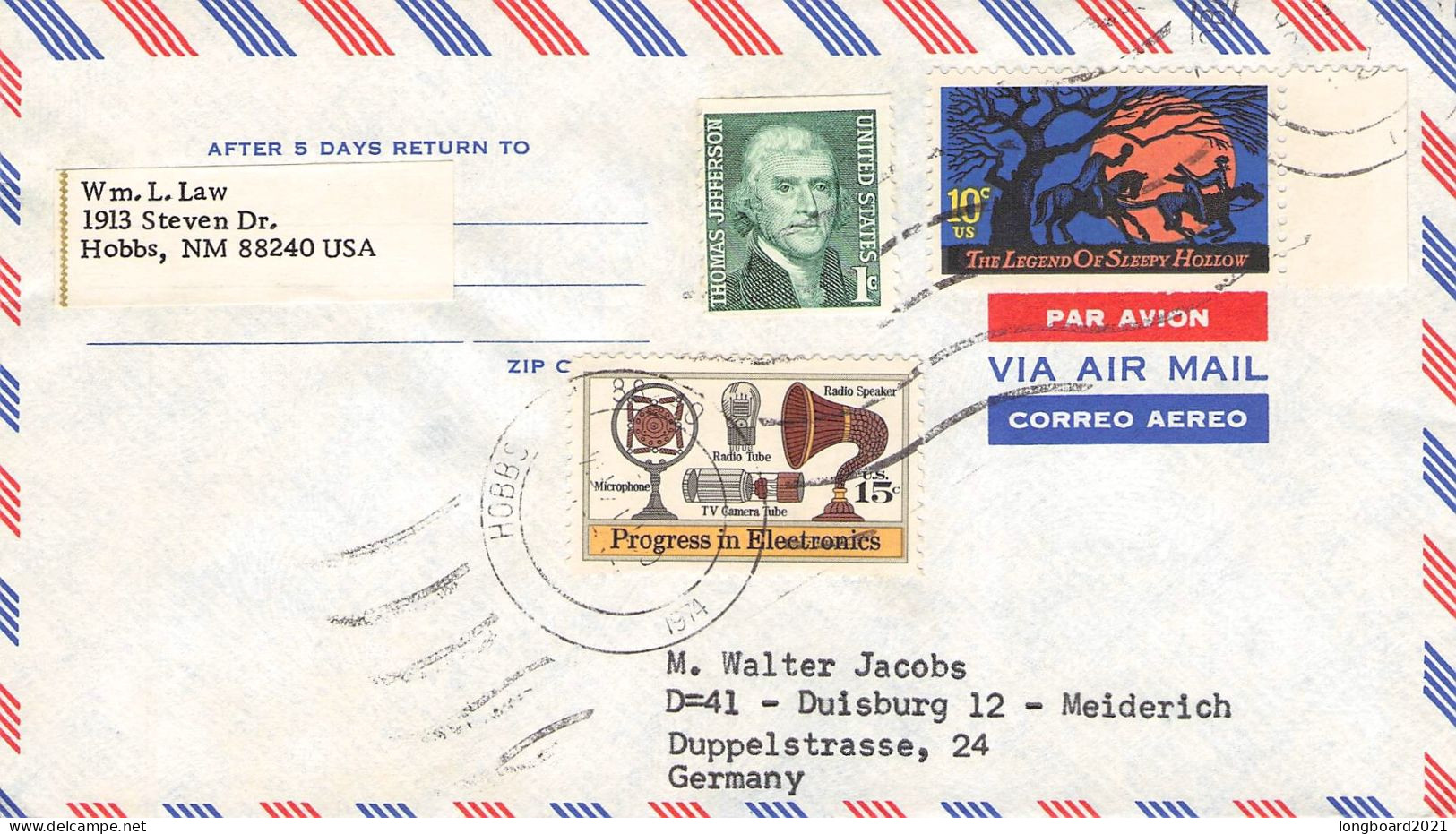 USA - COLLECTION MAIL & POSTAL STATIONERY / 6001 - Verzamelingen