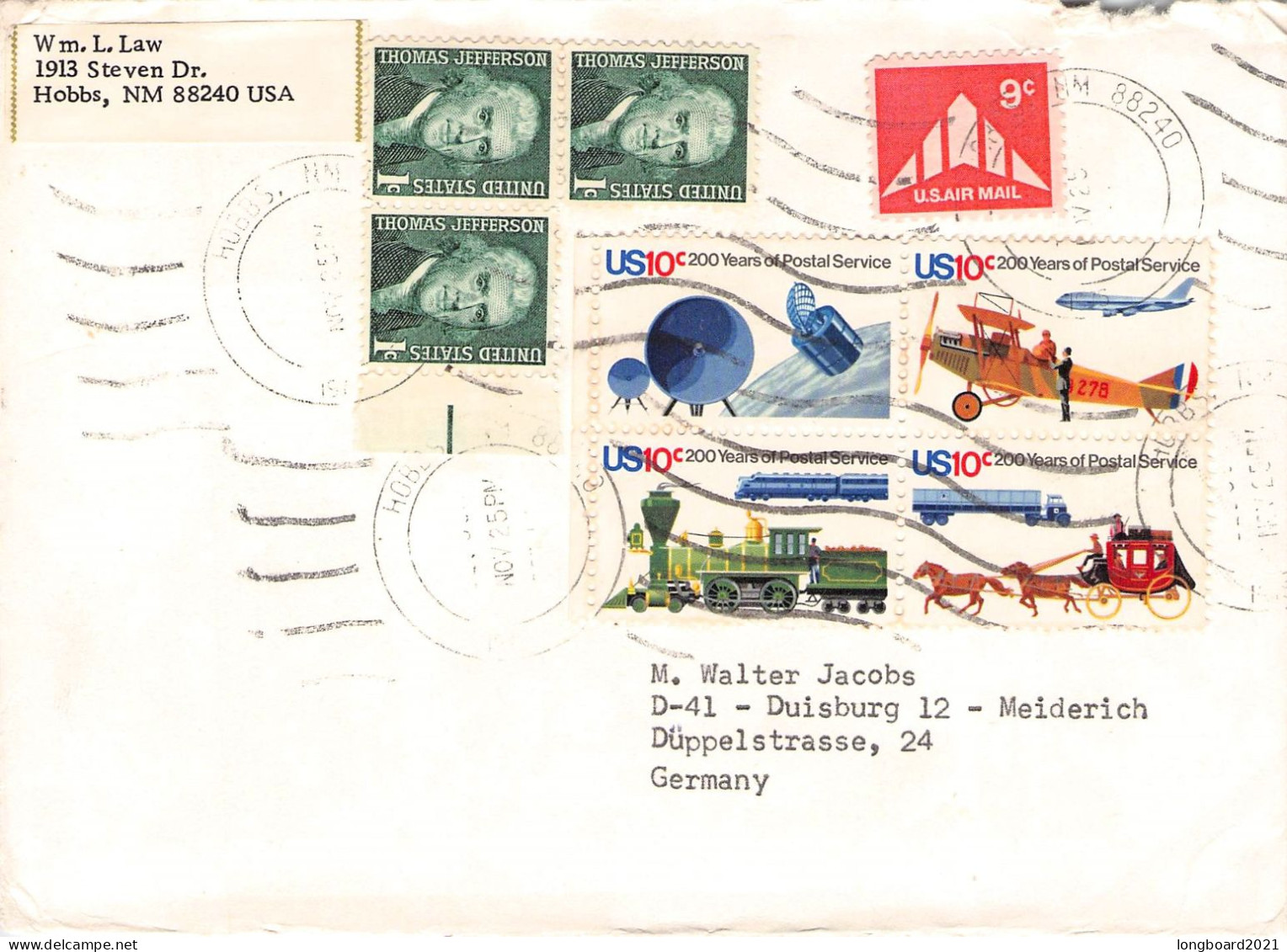 USA - COLLECTION MAIL & POSTAL STATIONERY / 6001