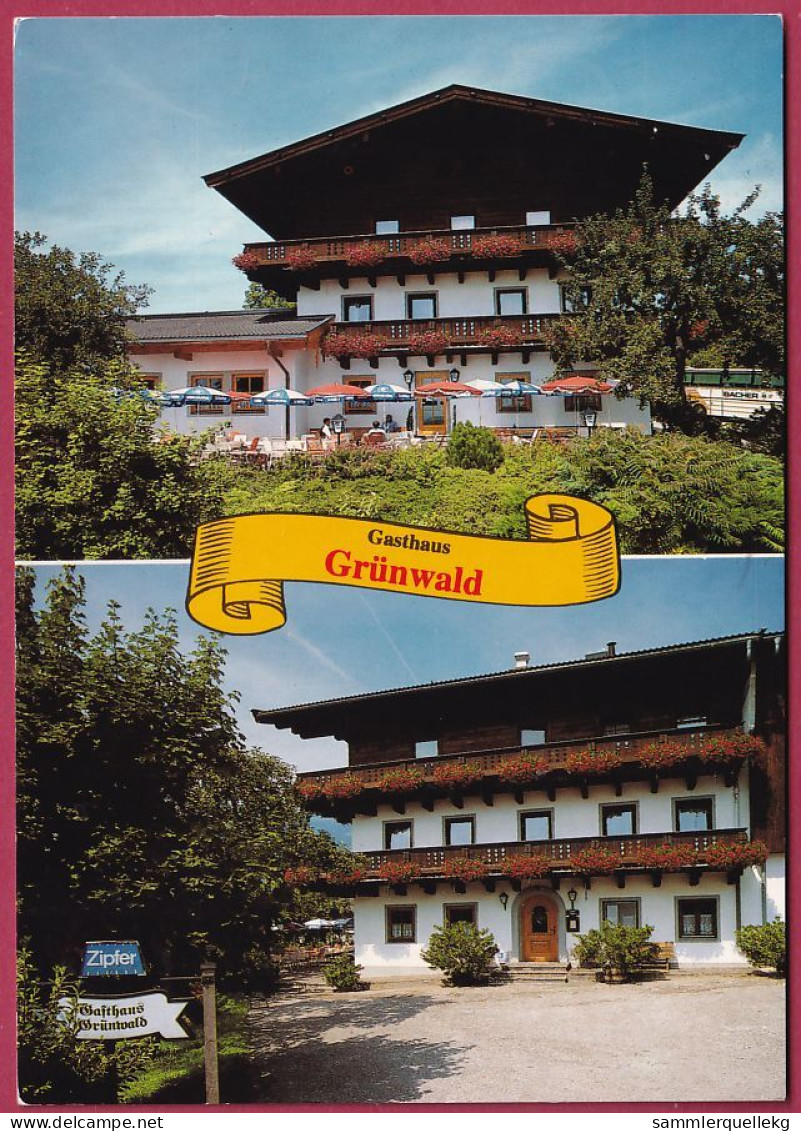 AK: Saalfelden, Gasthaus Grünwald, Gelaufen 11. 10. 1995 (Nr. 4790) - Saalfelden