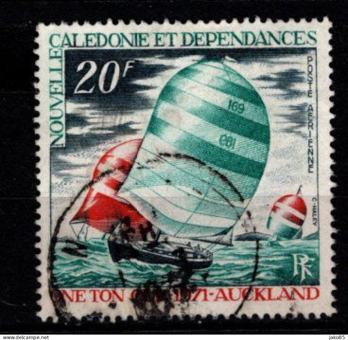 - Nelle CALEDONIE - 1971 - YT N° PA 120 - Oblitéré - Voile Auckland - Gebruikt