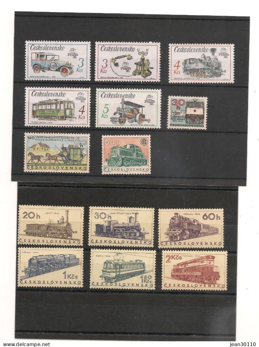 TCHÉCOSLOVAQUIE LOT ** MNH Cote : 23,00 € - Otros (Tierra)