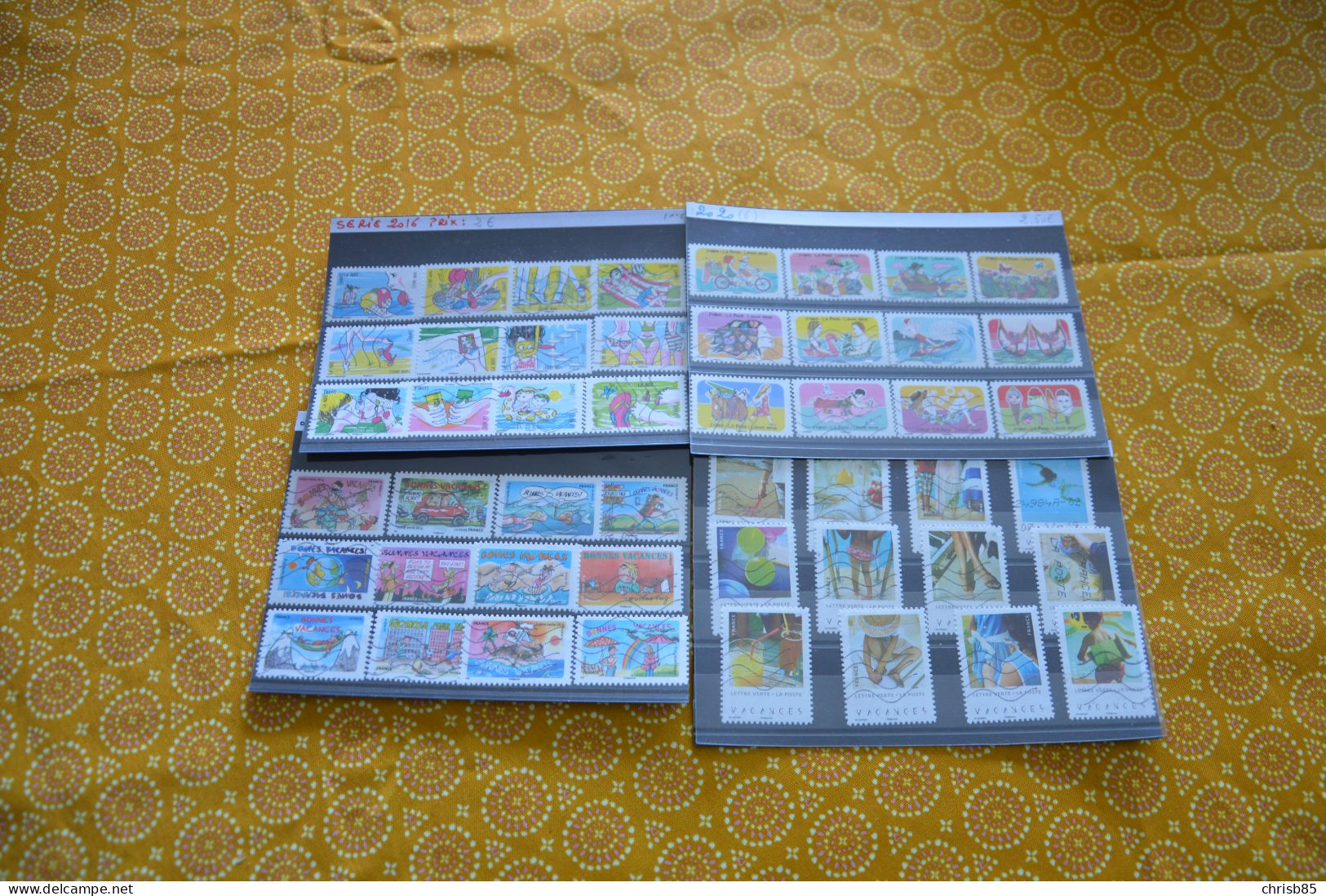 48 TIMBRES DIFFERENTS 4 SERIES DIFFERENTES FRANCE PERIODE 2009 2023 THEME VACANCES - Other & Unclassified