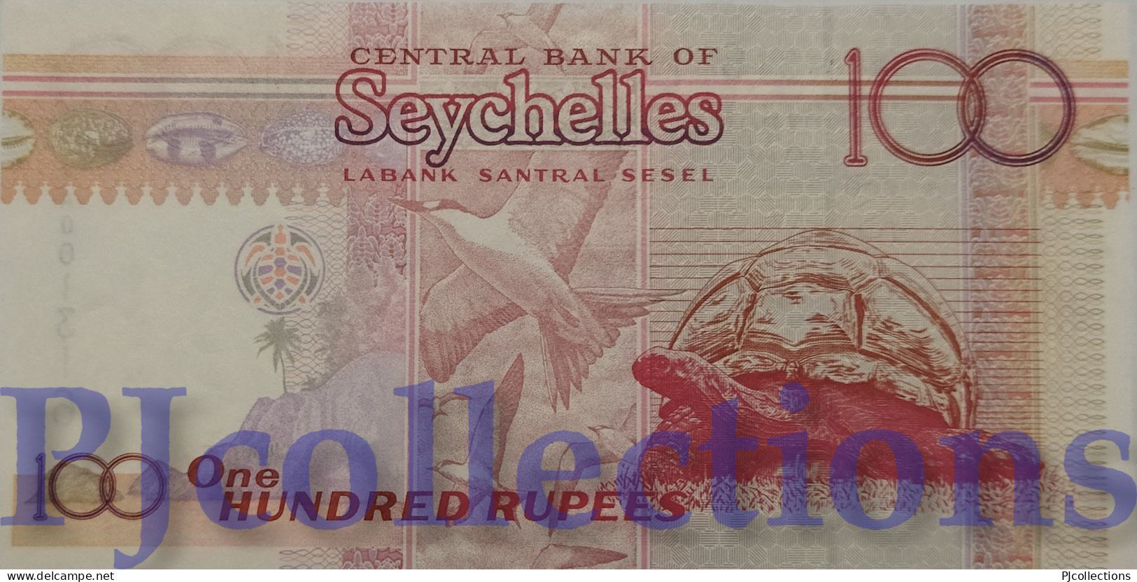 SEYCHELLES 100 RUPEES 1998 PICK 39 UNC LOW SERIAL NUMBER "AA001316" - Seychelles