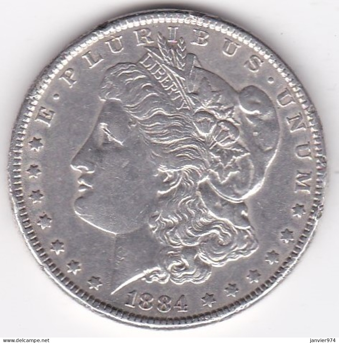 Etats Unis  1 Dollar 1884 , Morgan , En Argent, KM# 110 - 1878-1921: Morgan