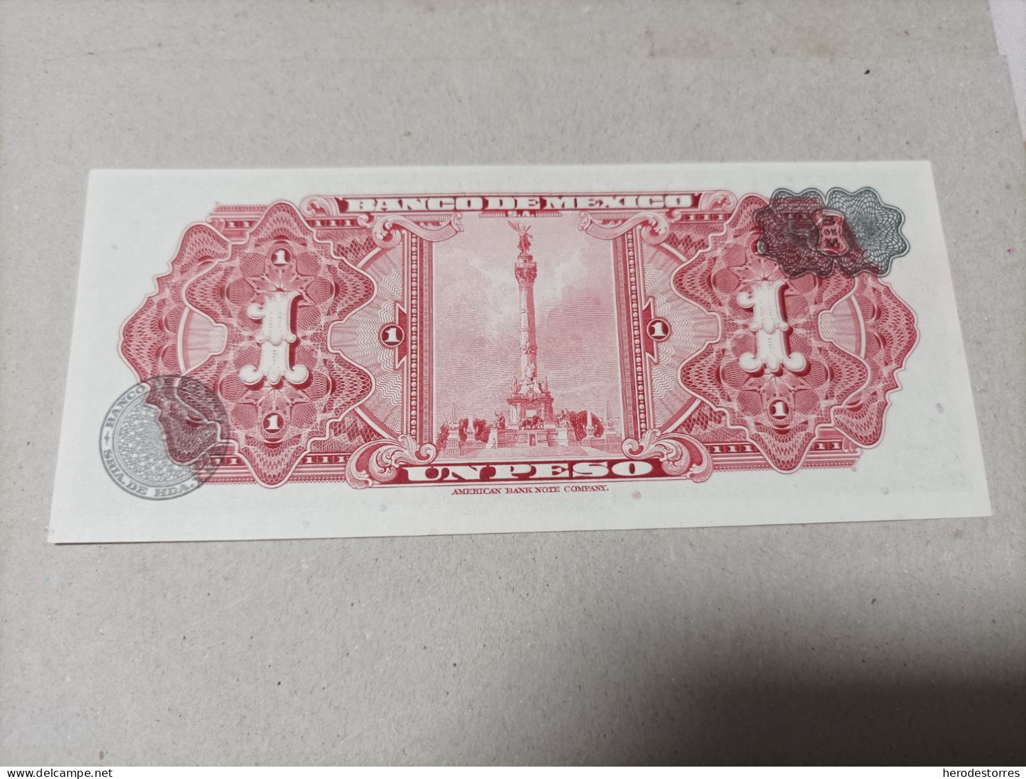 Billete De México De 1 Peso, Año 1959, UNC - Mexique