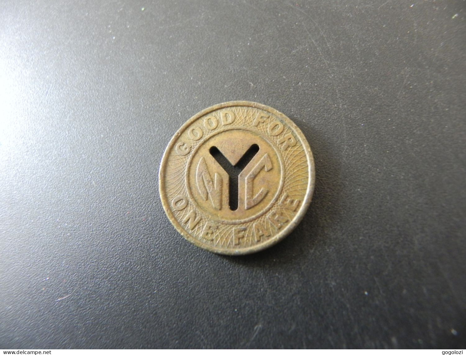 Jeton Token - USA - New York City Transit Authority - Good For One Fare - Autres & Non Classés