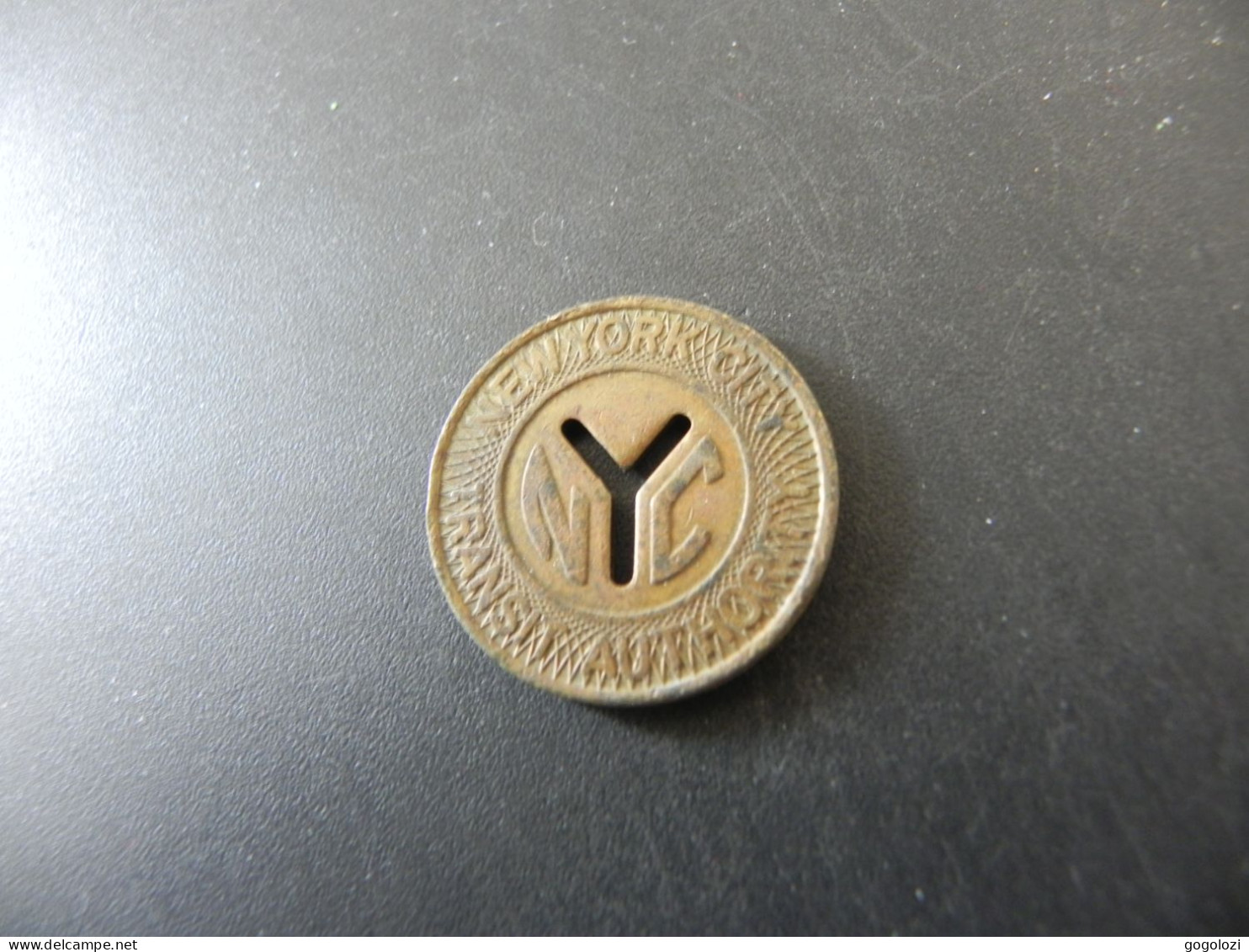 Jeton Token - USA - New York City Transit Authority - Good For One Fare - Autres & Non Classés