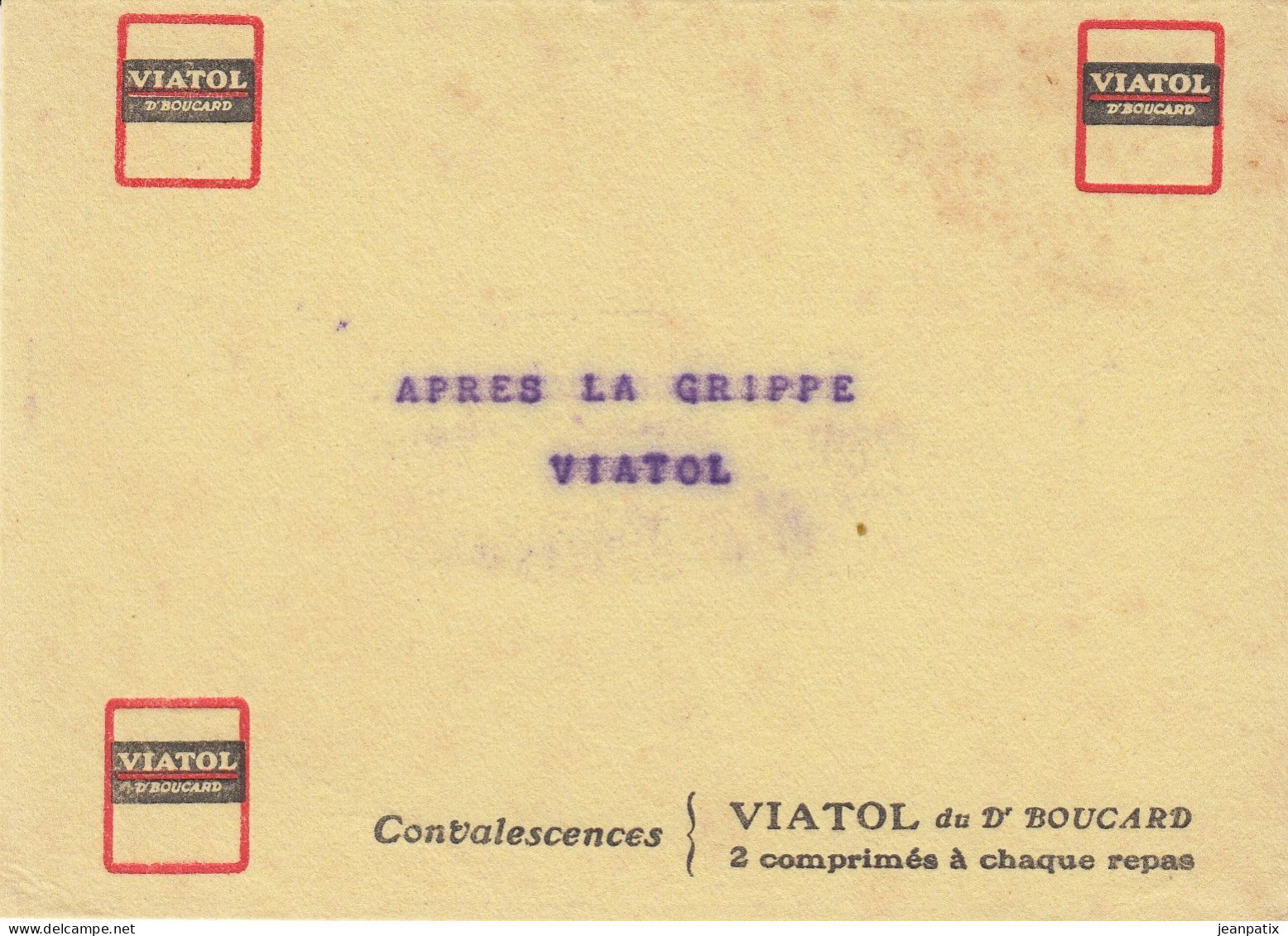 BUVARD & BLOTTER -  Pharmacie - VIATOL Du Docteur Boucard - Chemist's