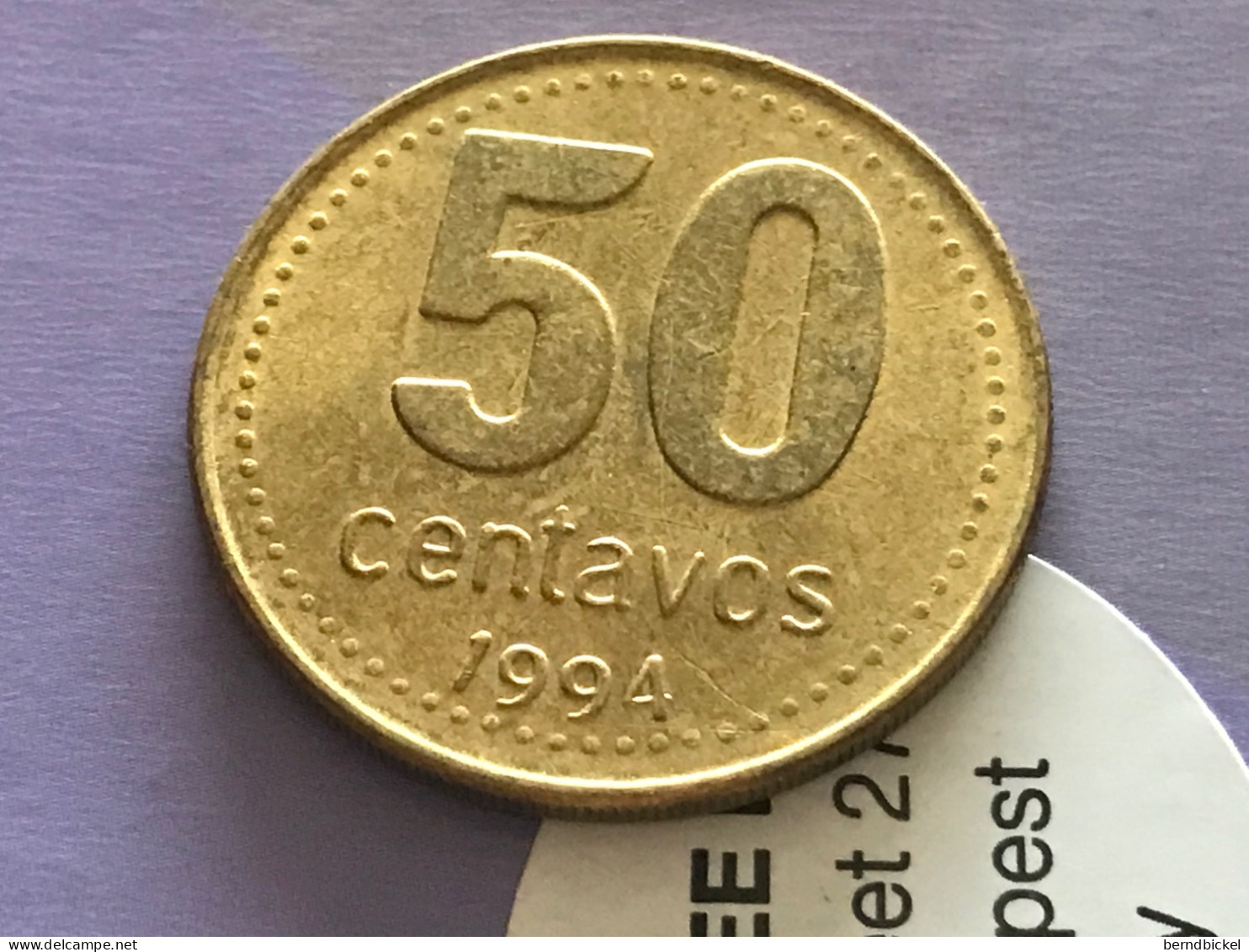 Münze Münzen Umlaufmünze Argentinien 50 Centavos 1994 - Argentine