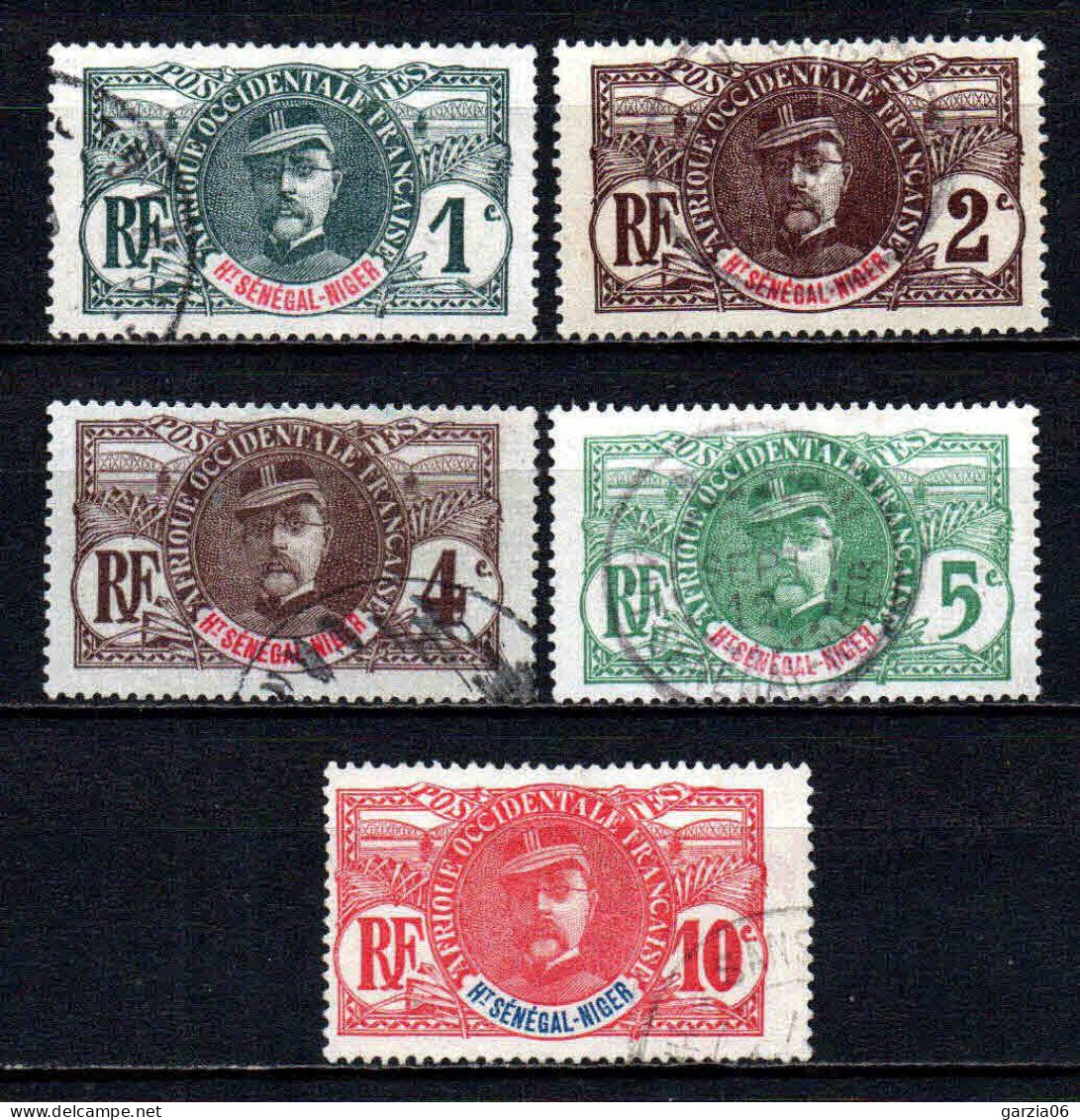 Haut Sénégal Et Niger - 1906  - Faidherbe - N° 1 à 5  -  Oblit - Used - Usados