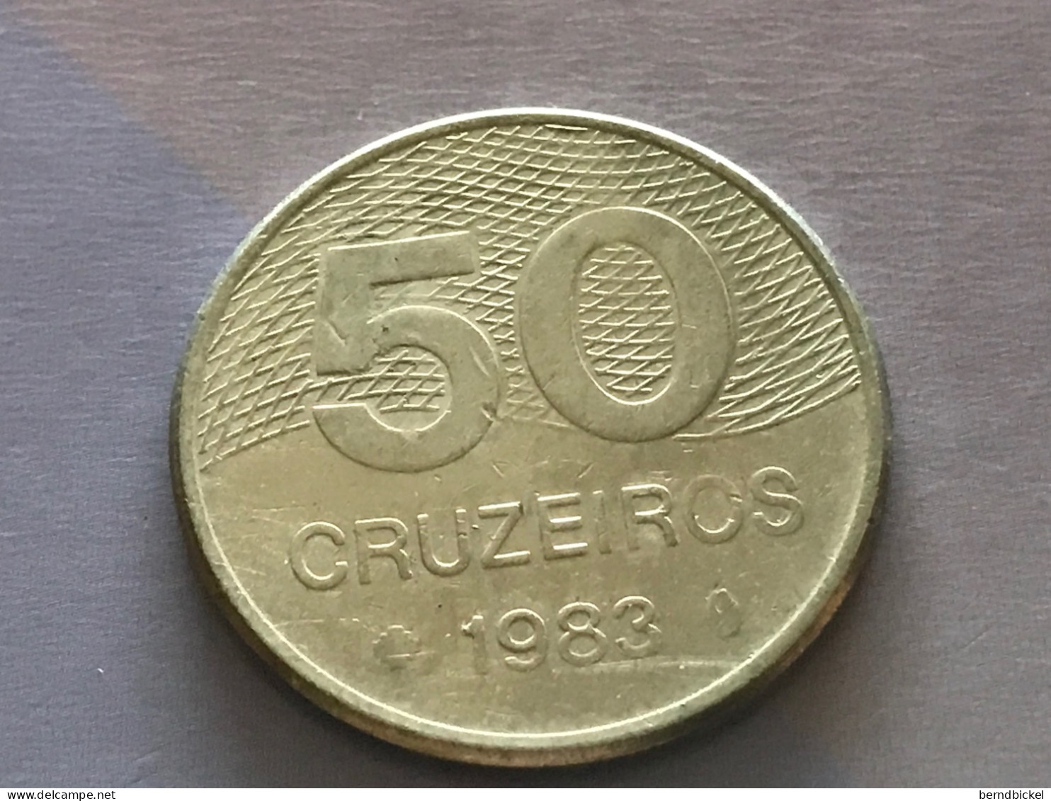 Münze Münzen Umlaufmünze Brasilien 50 Cruzeiros 1983 - Brésil