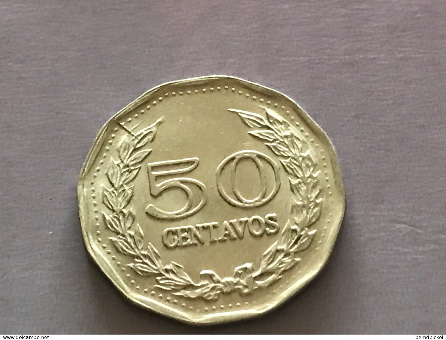 Münze Münzen Umlaufmünze Kolumbien 50 Centavos 1970 - Colombie