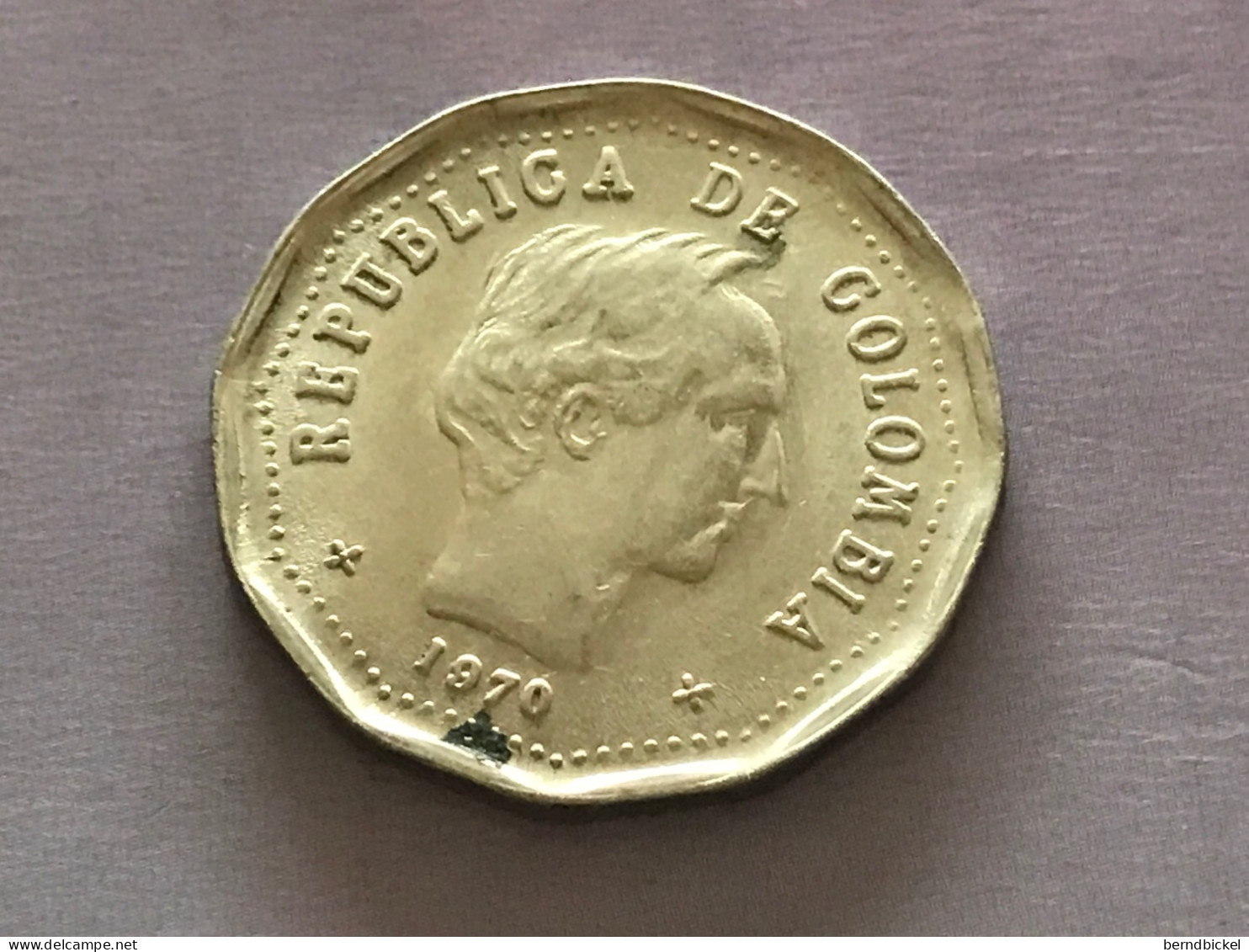 Münze Münzen Umlaufmünze Kolumbien 50 Centavos 1970 - Colombia