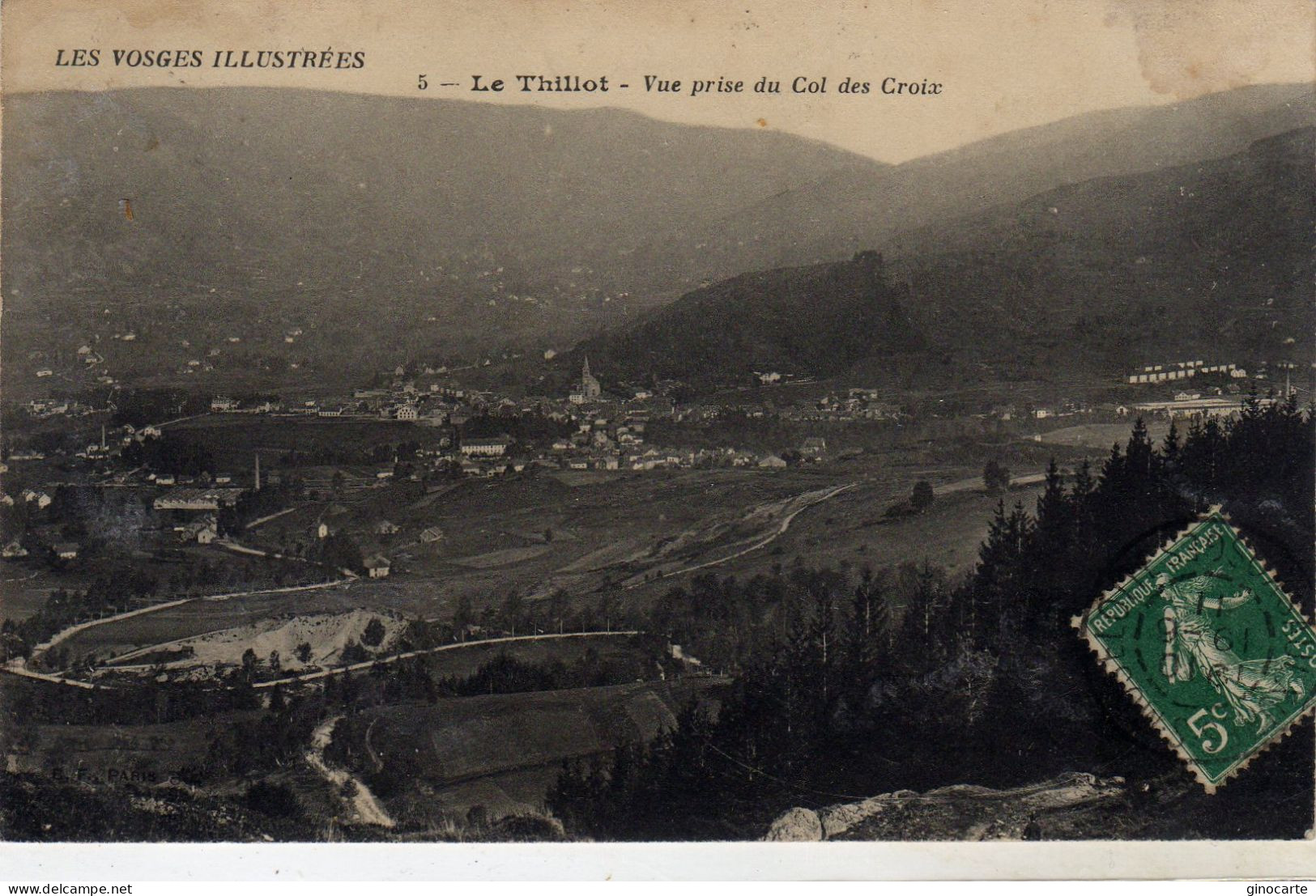 Le Thillot Vue Prise Du Col Des Croix - Le Thillot