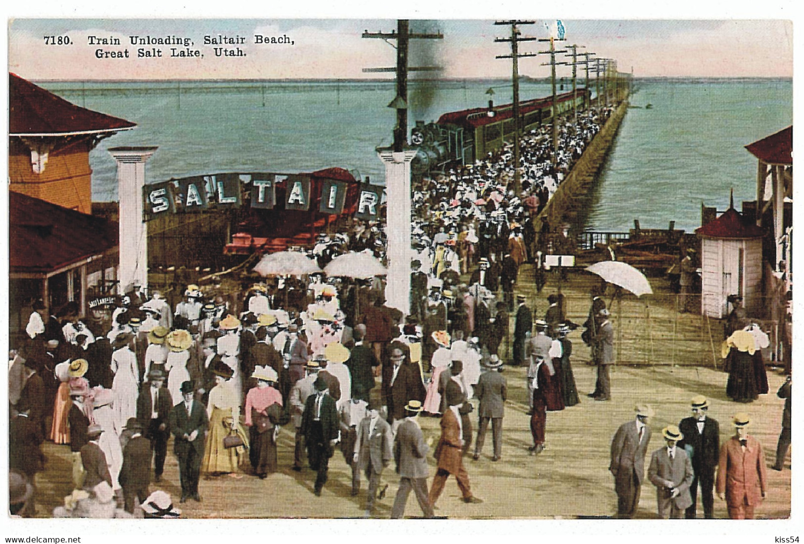 US 17 - 6042 SALT LAKE, Saltair Beach - Old Postcard - Unused - Salt Lake City