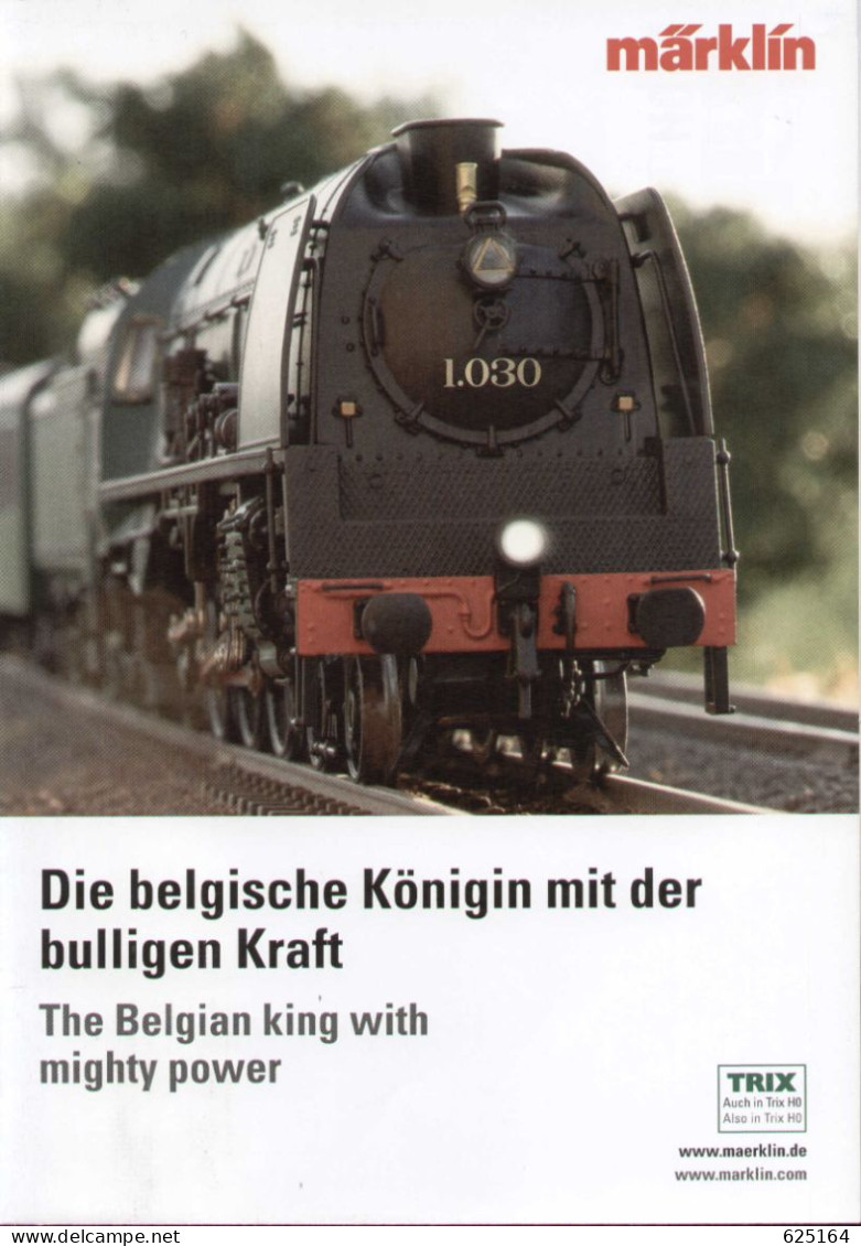 Catalogue Märklin Trix 2021 Blatt Insider-belgische Königin 39480 - Deutsch