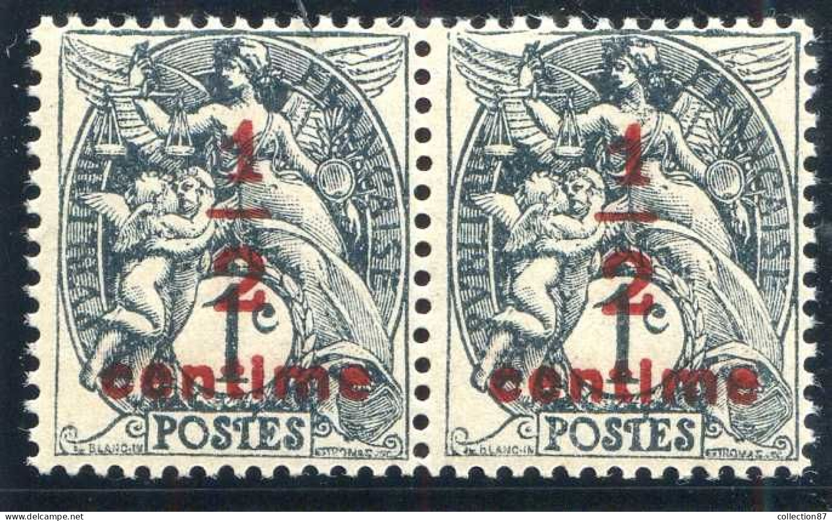 Réf 83 > FRANCE  TYPE BLANC < N° 157 * * Variété < Collier Au Cou < Neuf Luxe -- MNH * * - 1900-29 Blanc