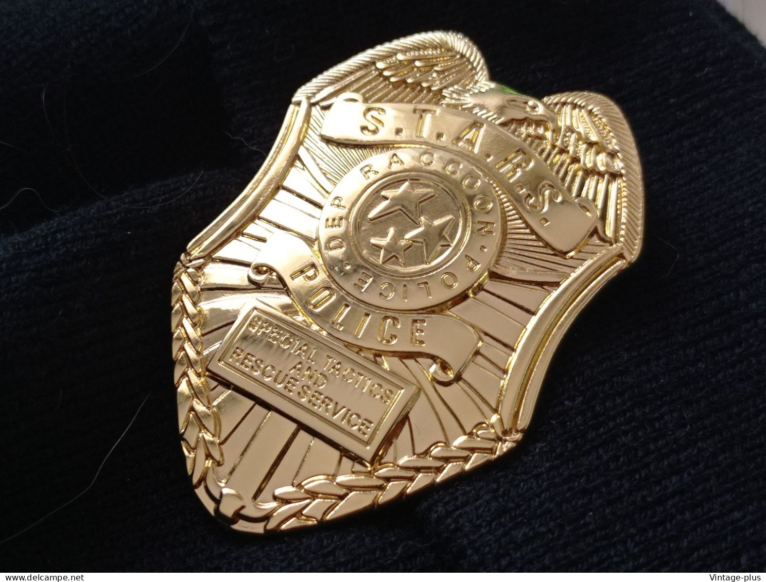 US POLICE BADGE POLIZIA DISTINTIVO SPECIAL AGENT STARS SPECIAL TACTICS AND RESCUE SERVICE - USA - MARIN'S CORP