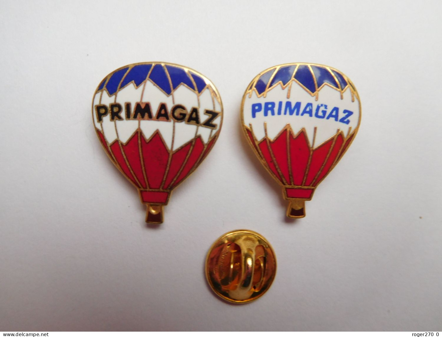 2 Beaux Pin's En EGF , Montgolfière , Primagaz - Luchtballons