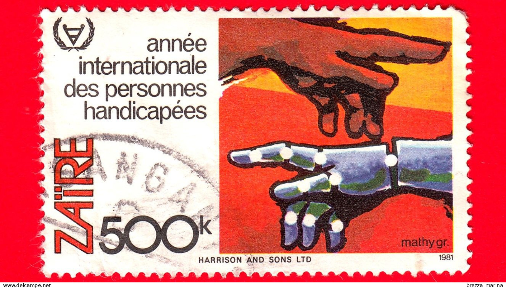 CONGO - ZAIRE - Usato - 1981 - Anno Internazionale Delle Persone Disabili - Protesi - 500 - Used Stamps