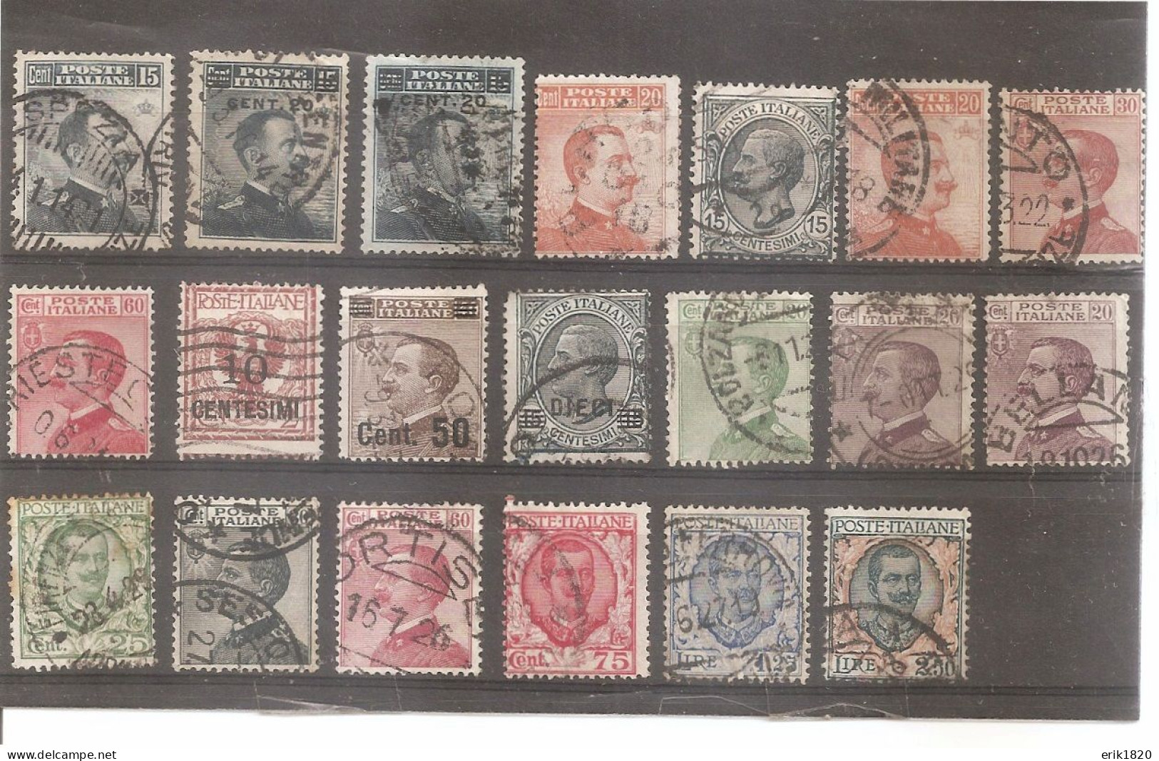 ITALIE :Periode  Victor-Emmanuel III Surtout - Collections