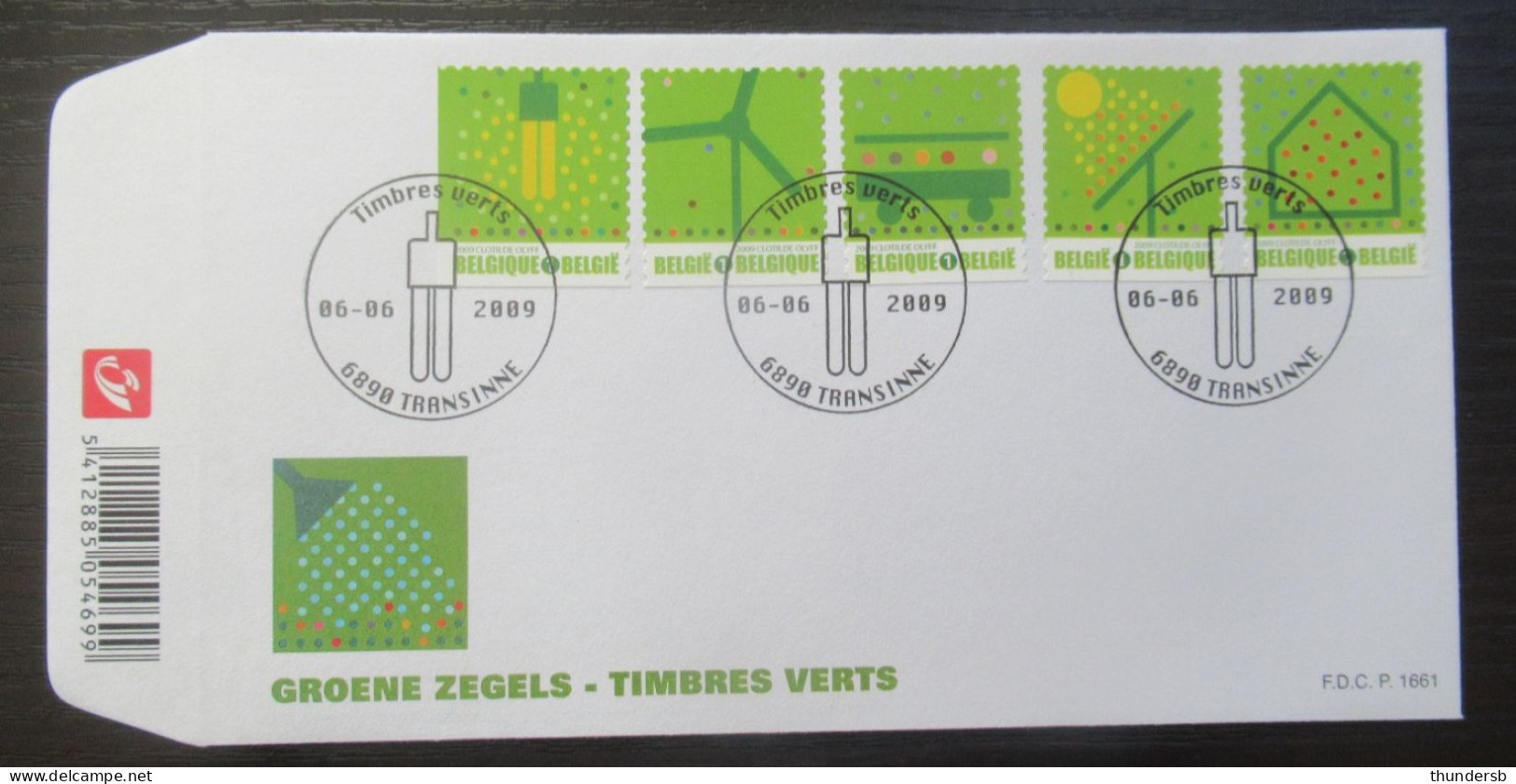 FDC 3911/15 'Groene Zegels' - 2001-2010