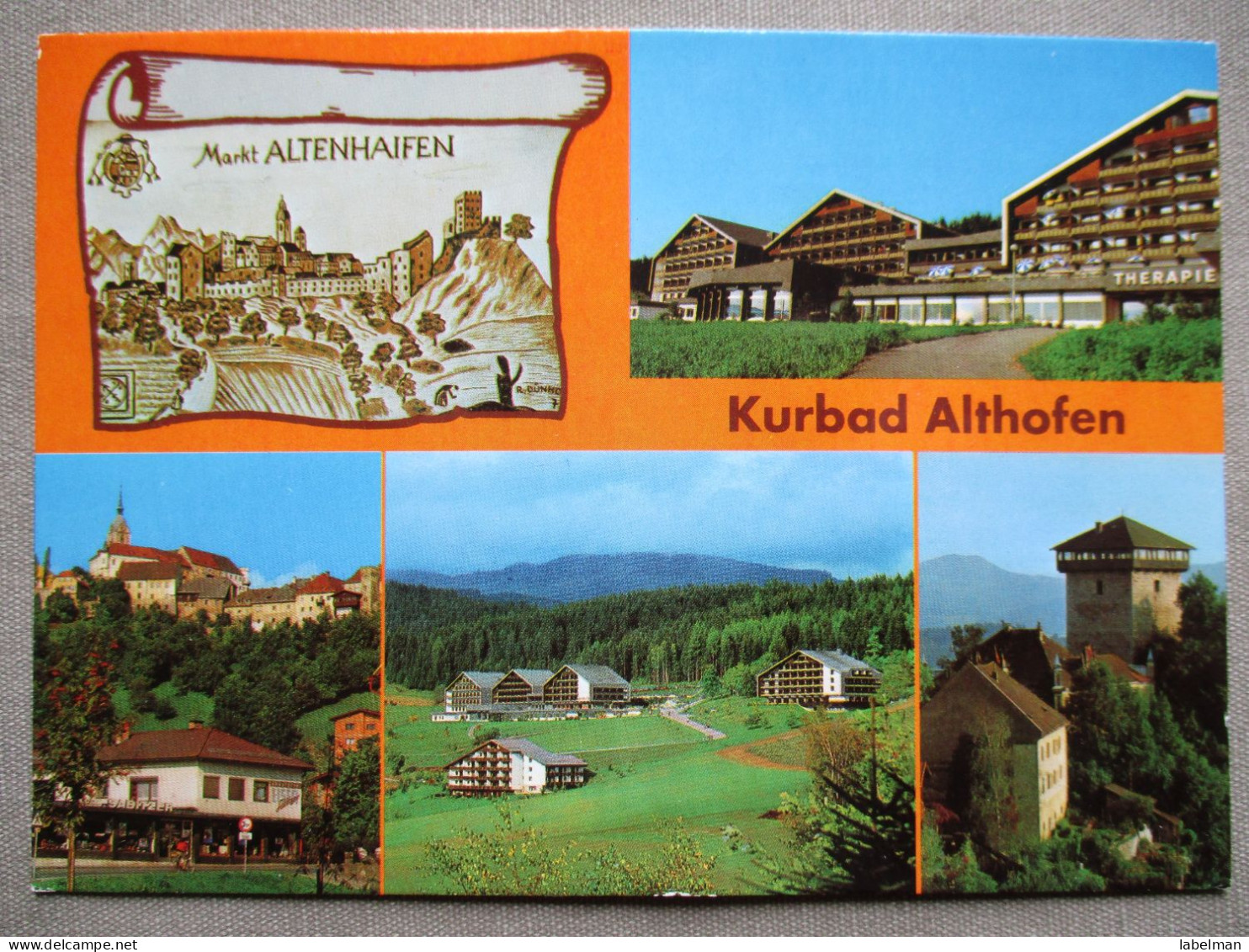 AUSTRIA OSTERREICH KURBAD ALTHOFEN POSTCARD ANSICHTSKARTE CARTE POSTALE POSTKARTE CARTOLINA PHOTO CARD - Attnang-Pucheim
