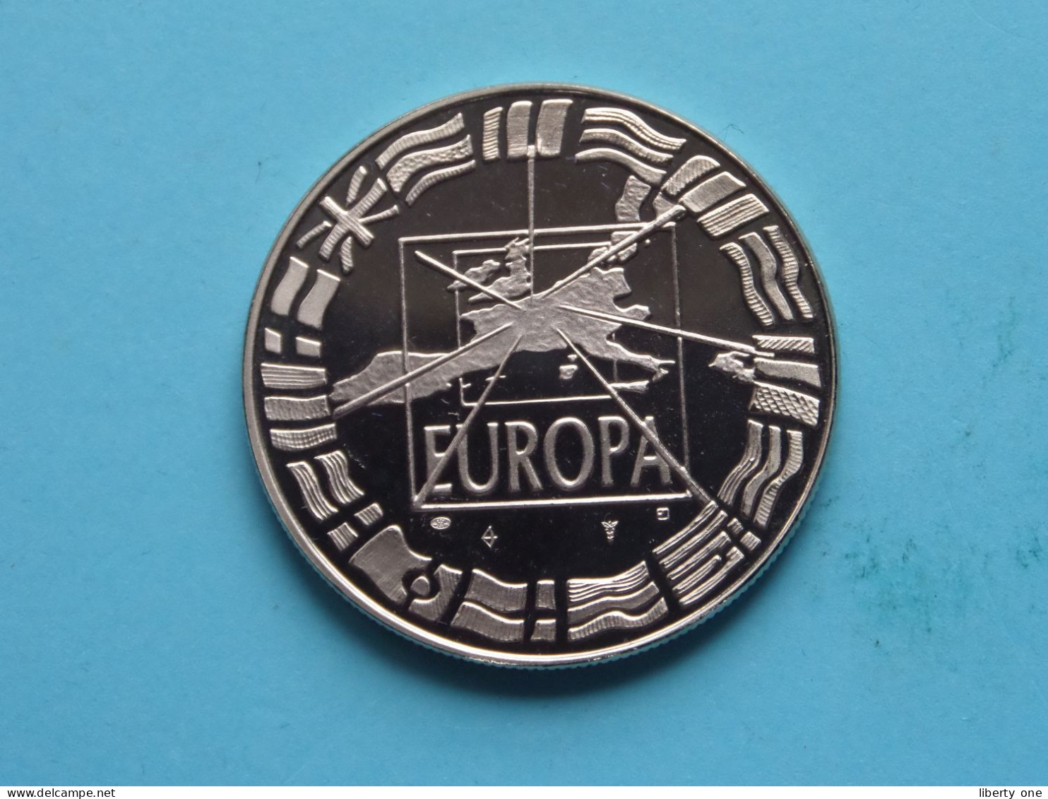 EURO 1998 - EUROPA ( Voir / See Scan ) +/- 31 Gr. / 4 Cm. ( Cu/Ni ) - Elongated Coins