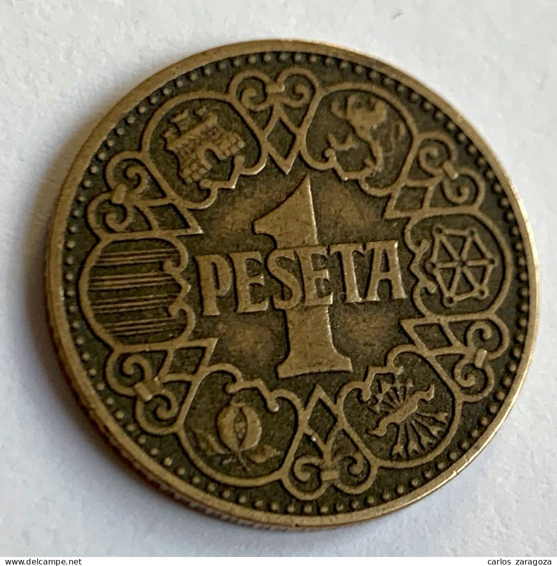 ESPAÑA / ESPAGNE, 1944. 1 PESETA KM 767 TTB MBC - 1 Peseta