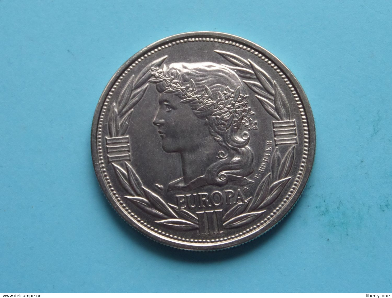 1993 ECU - EUROPA ( Voir / See Scan ) +/- 31 Gr. / 4 Cm. ( Cu/Ni ) - Elongated Coins