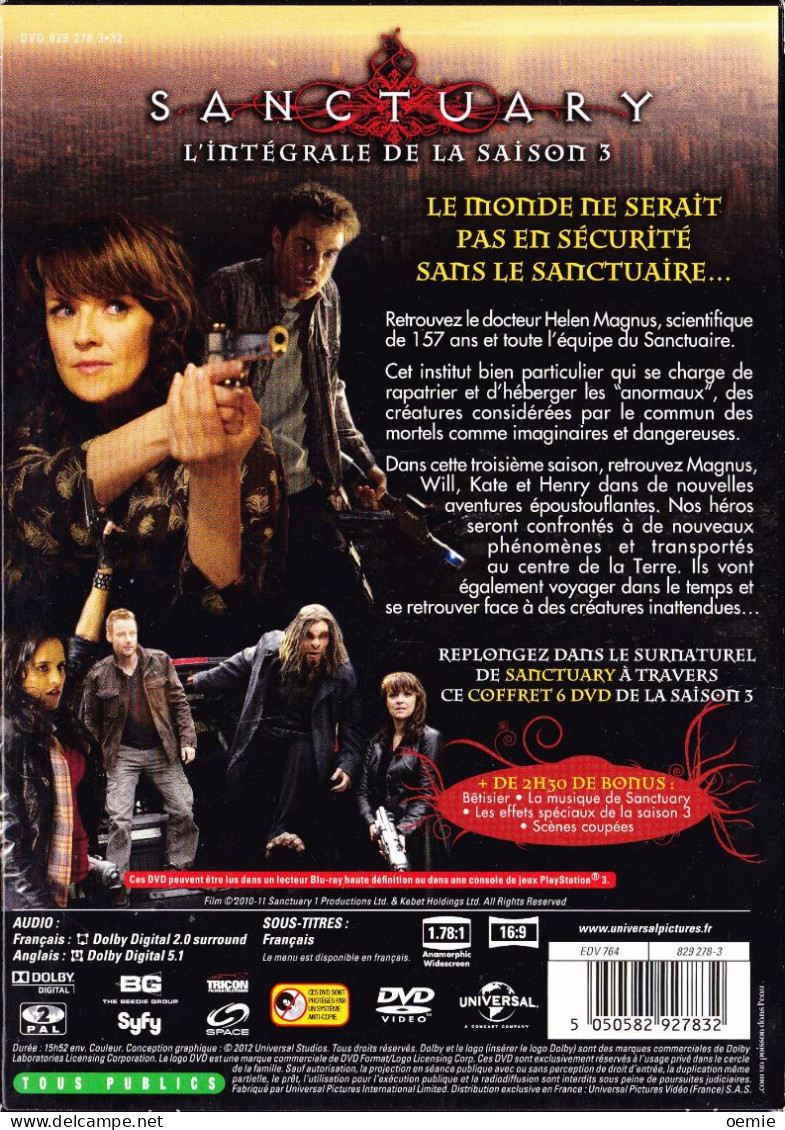 ORPHAN BLACK    L 'INTEGRAL DE LA SAISON 3 ( 6  DVD  )  PLUS DE 2H30Mm DE BONUS - Fantascienza E Fanstasy