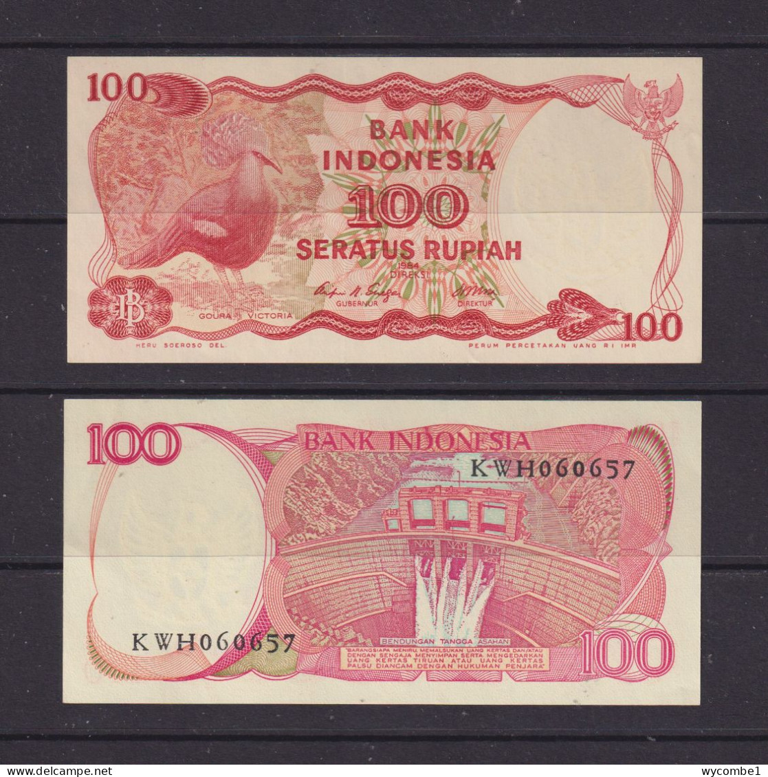 INDONESIA - 1984 100 Rupiah UNC/aUNC Banknote - Indonesia