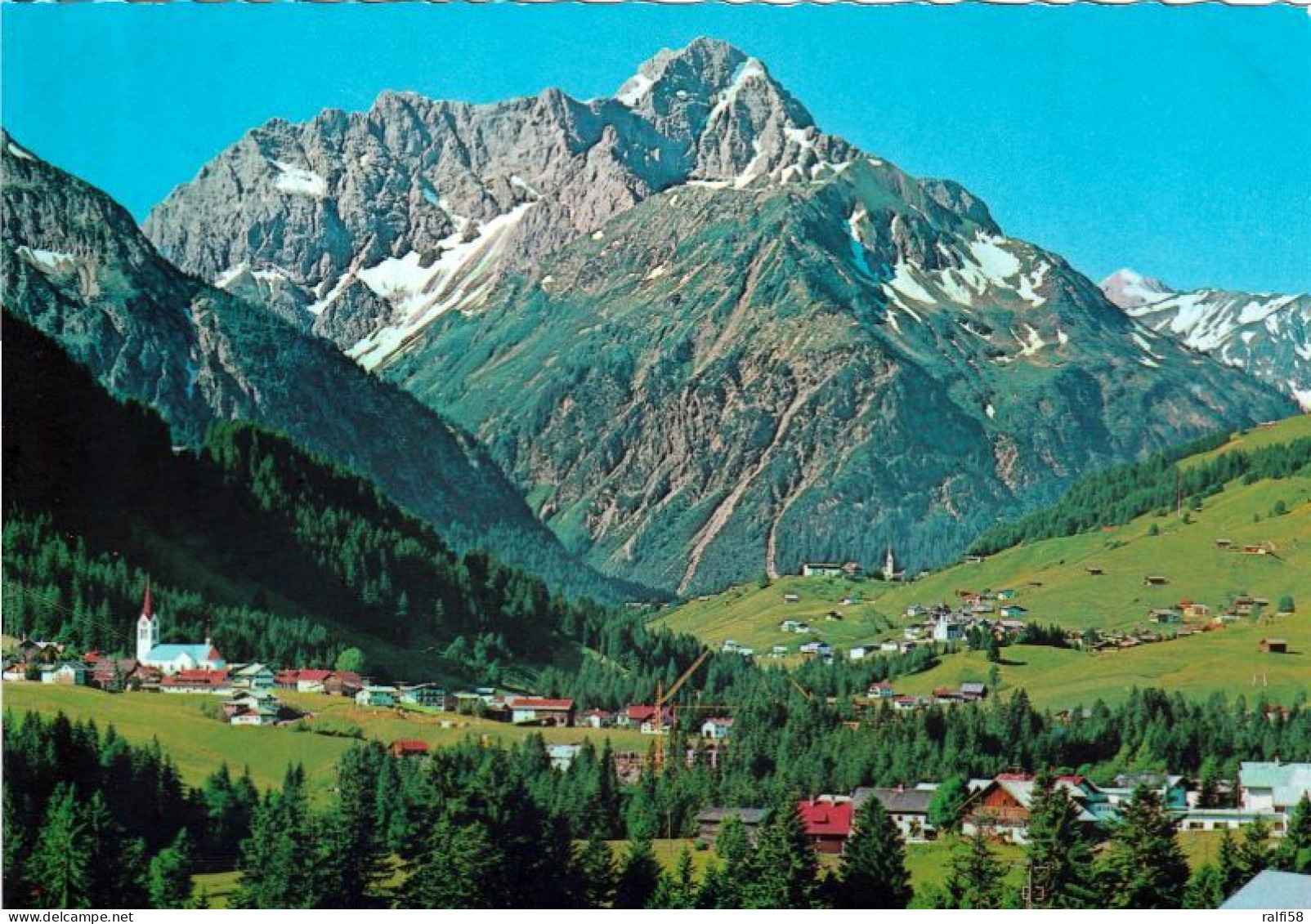 4 AK Österreich / Vorarlberg Kleinwalsertal * Ansichten Von Riezlern - Hirschegg - Mittelberg Und Baad Im Kleinwalsertal - Kleinwalsertal