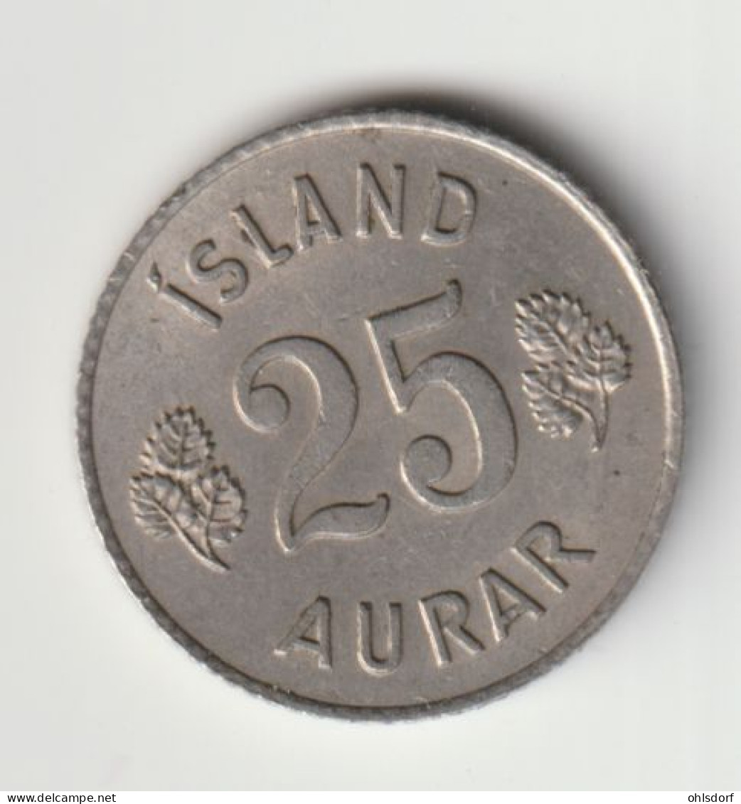 ICELAND 1959: 25 Aurar, KM 11 - Iceland