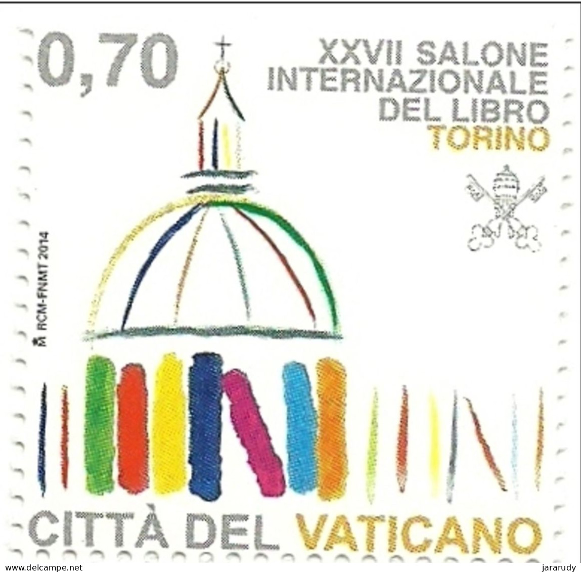 VATICANO SALÓN DEL LIBRO 2014 Yv 1647 MNH - Unused Stamps