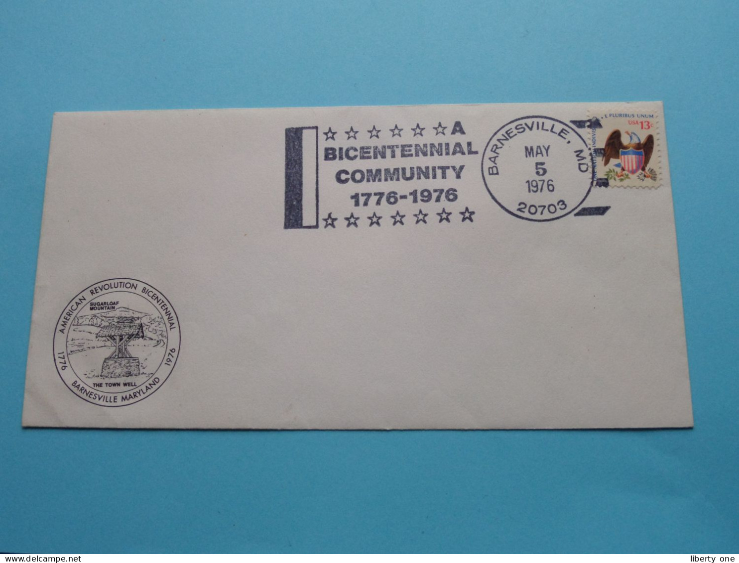 BARNESVILLE Maryland 1776-1976 American Revolution Bicentennial ( See Scans ) + Enveloppe May 5 1976 ! - Other & Unclassified