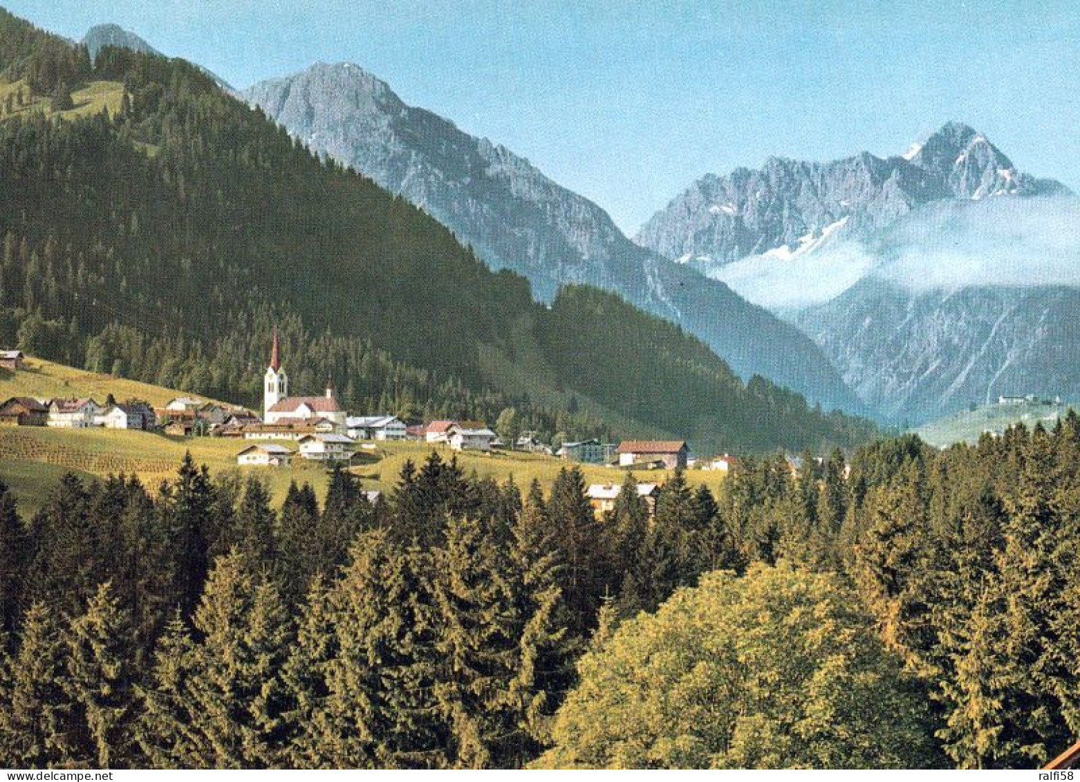 5 AK Österreich / Kleinwalsertal / Vorarlberg * Ansichten Von Riezlern Im Kleinwalsertal - Siehe 5 Scan * - Kleinwalsertal