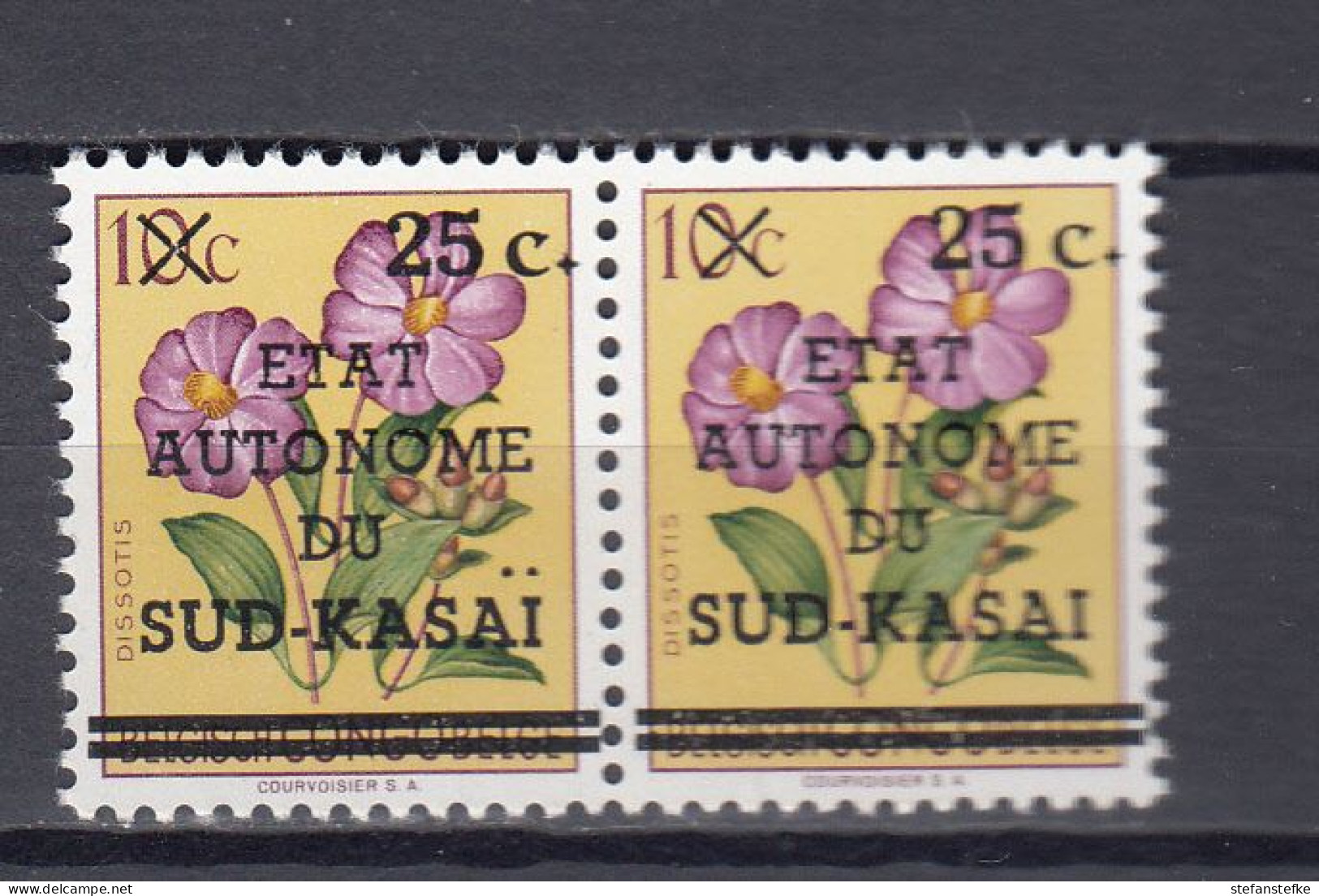 Zuid-Kasai Ocb Nr:  3 - V ** MNH (zie  Scan) Sans Point Sur Le I - Süd-Kasai