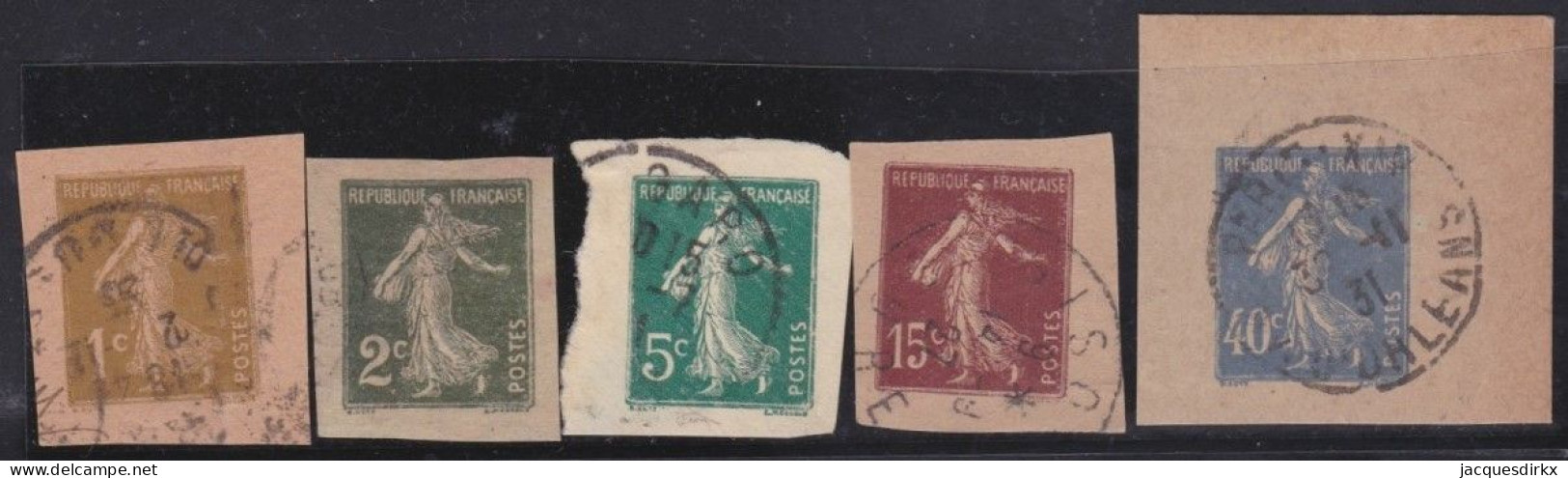 France  .  Y&T   .    5 Timbres   .     O        .     Oblitéré - Used Stamps
