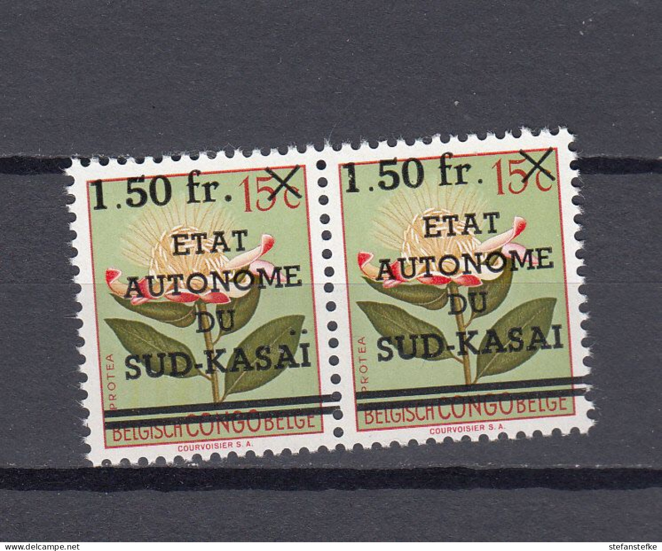 Zuid-Kasai Ocb Nr:  6 - V ** MNH (zie  Scan) Sans Point Sur Le I, - Sud Kasai