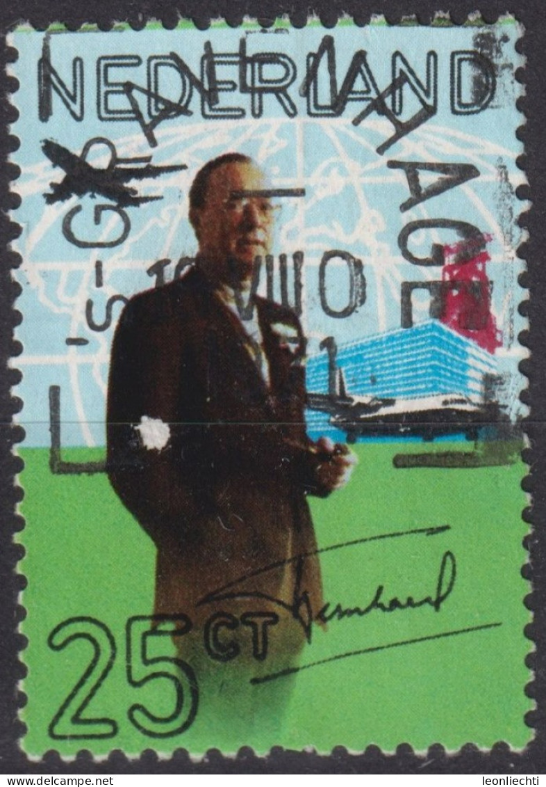 1971 Niederlande ° Mi:NL 967, Sn:NL 492, Yt:NL 936, Prince Bernhard's 60th Birthday - Used Stamps
