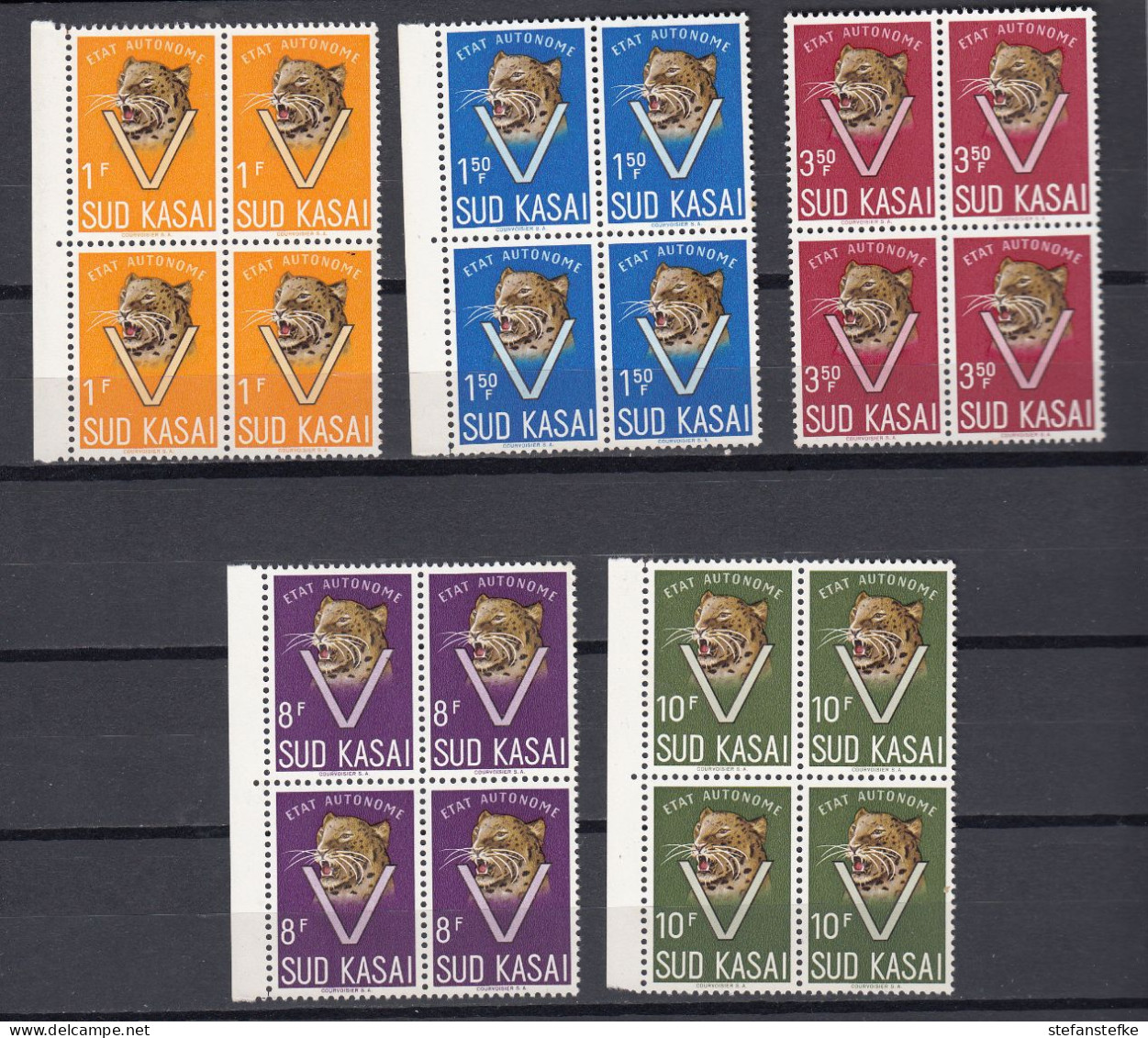 Zuid-Kasai Ocb Nr:  20 - 24 ** MNH (zie  Scan) - Sud Kasai