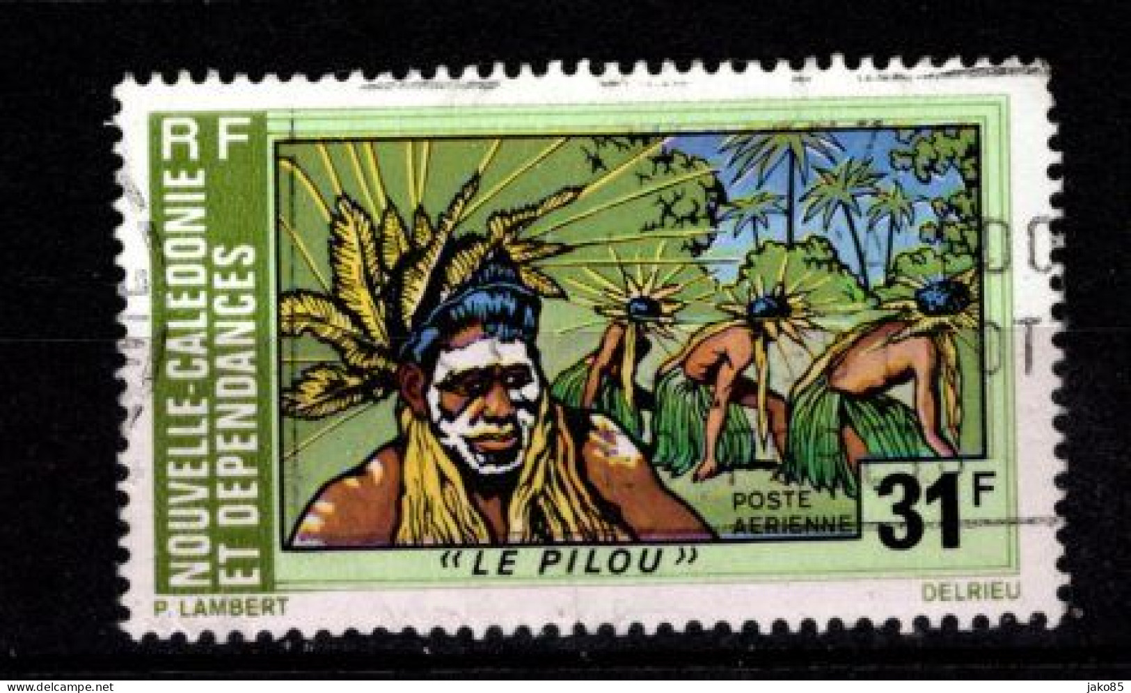 - Nelle CALEDONIE - 1977 - YT N° PA 164 - Oblitéré - Le Pilou - Gebruikt