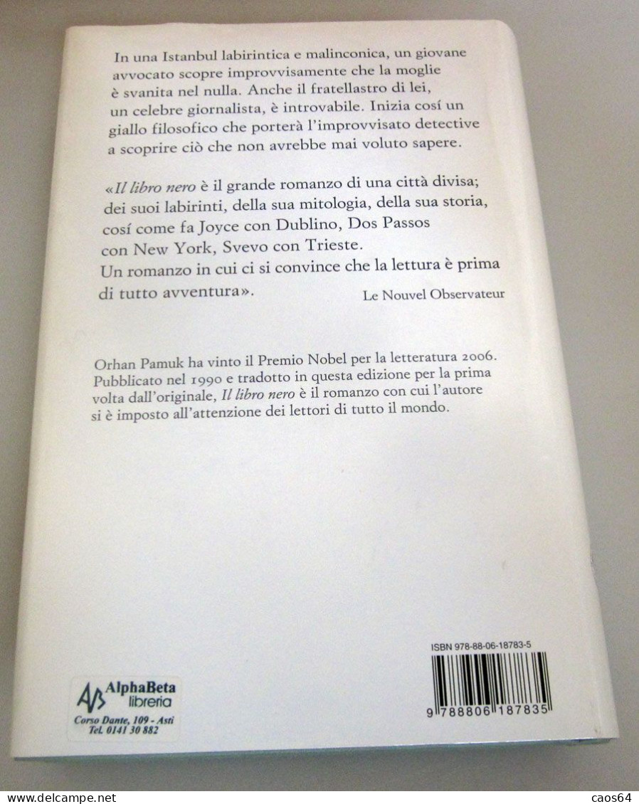 Il Libro Nero Orhan Pamuk Einaudi 2007 - Policíacos Y Suspenso