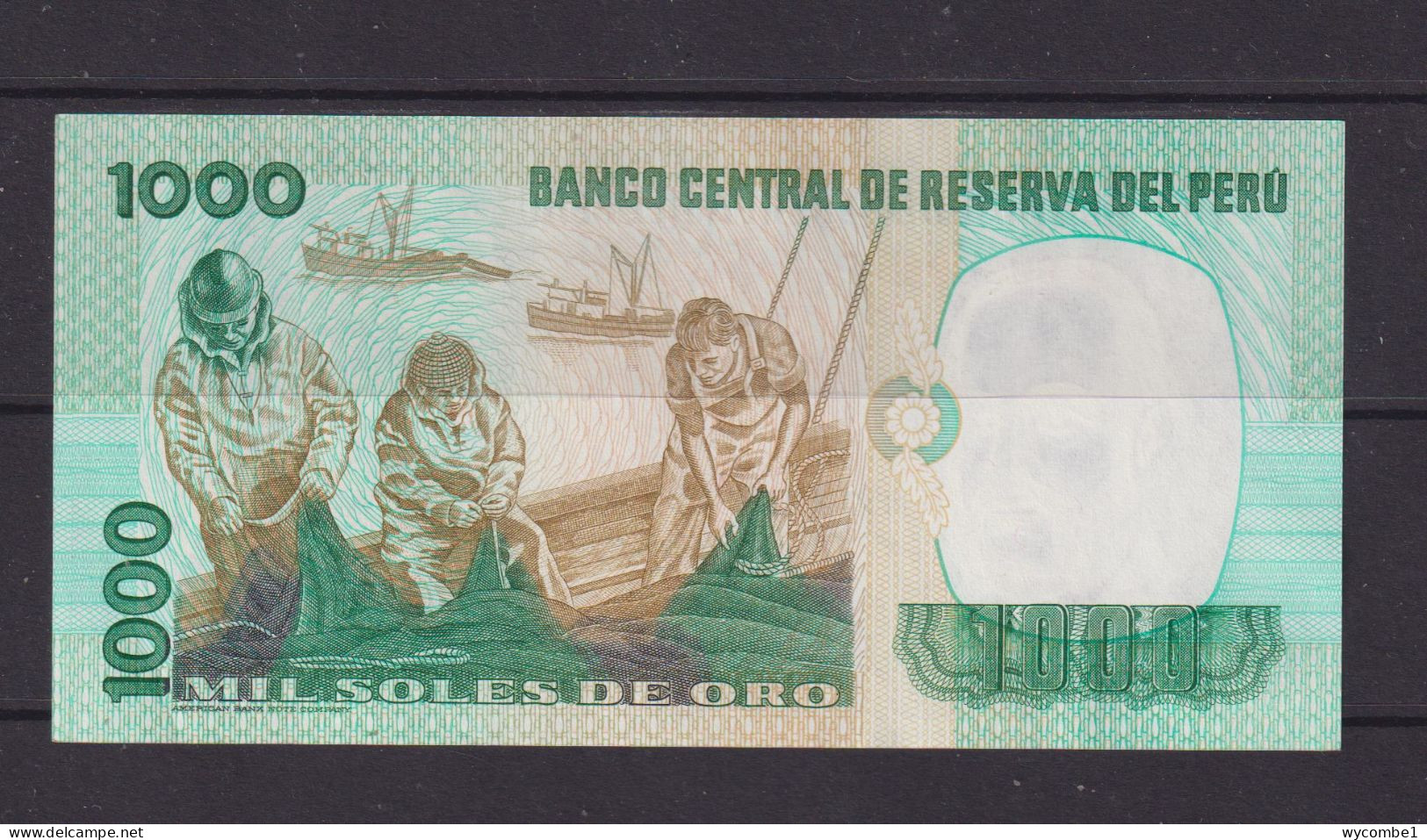 INDONESIA - 1981 1000 Sols UNC Banknote - Perú