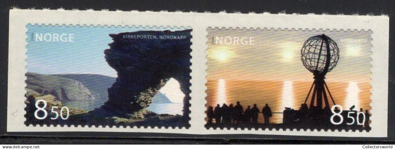 Norway 2006 2v Tourism Northcape - Self-Adhesive MNH - Unused Stamps